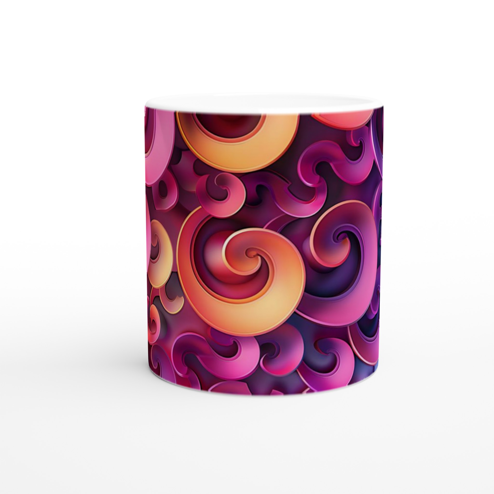 Abstrakt Virvel Mugg – Personlig 11oz Keramikmugg i ditt Val av Sju Livliga Färger 8 4ca49283-346c-4c2a-a655-9b7e16382ff6
