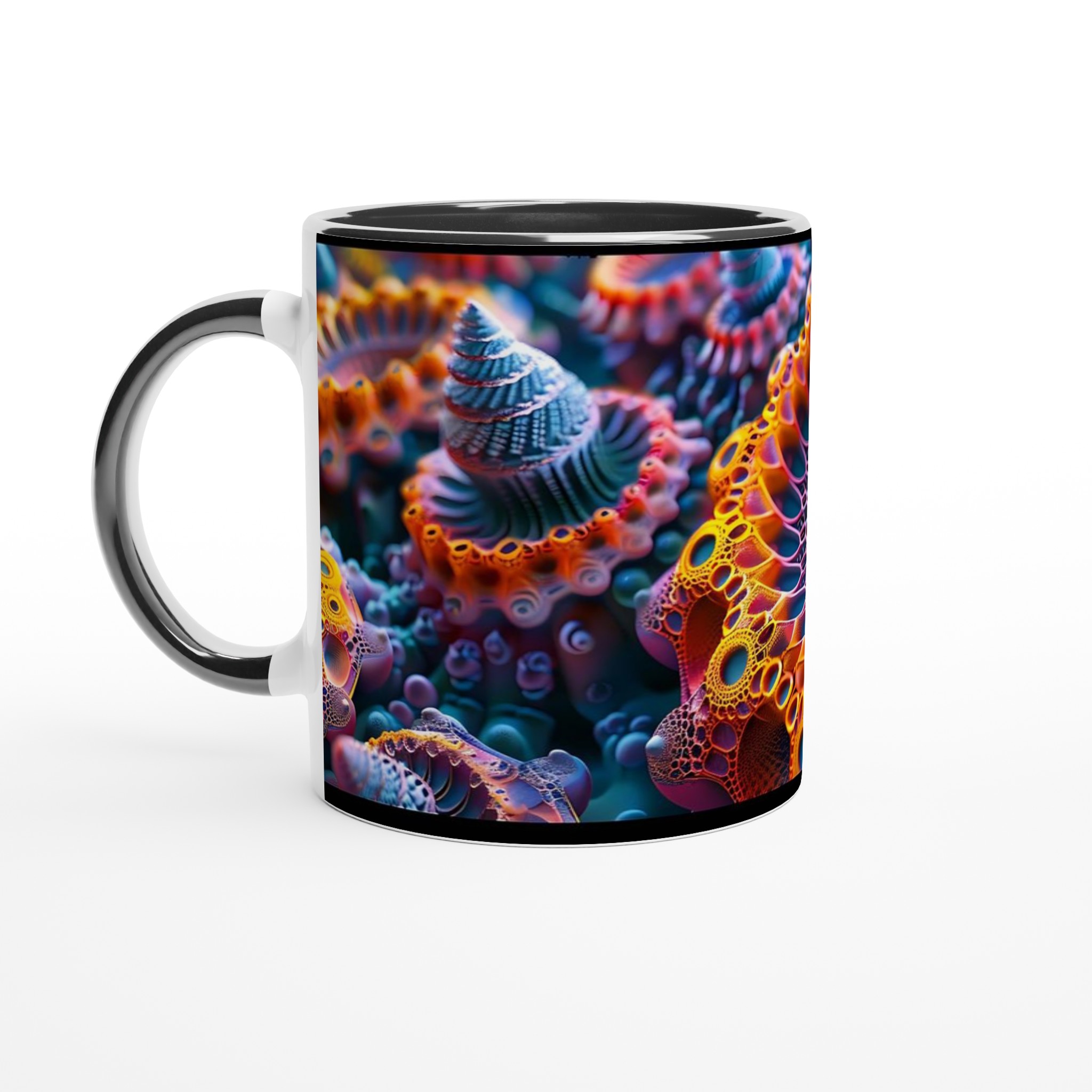 Abstrakt Fraktal Konst Mugg – Levande Koralldesign Keramisk Kaffekopp i Flera Färger 4 4cd3e31b-63b4-4c39-94ec-ab14ef5d51dd
