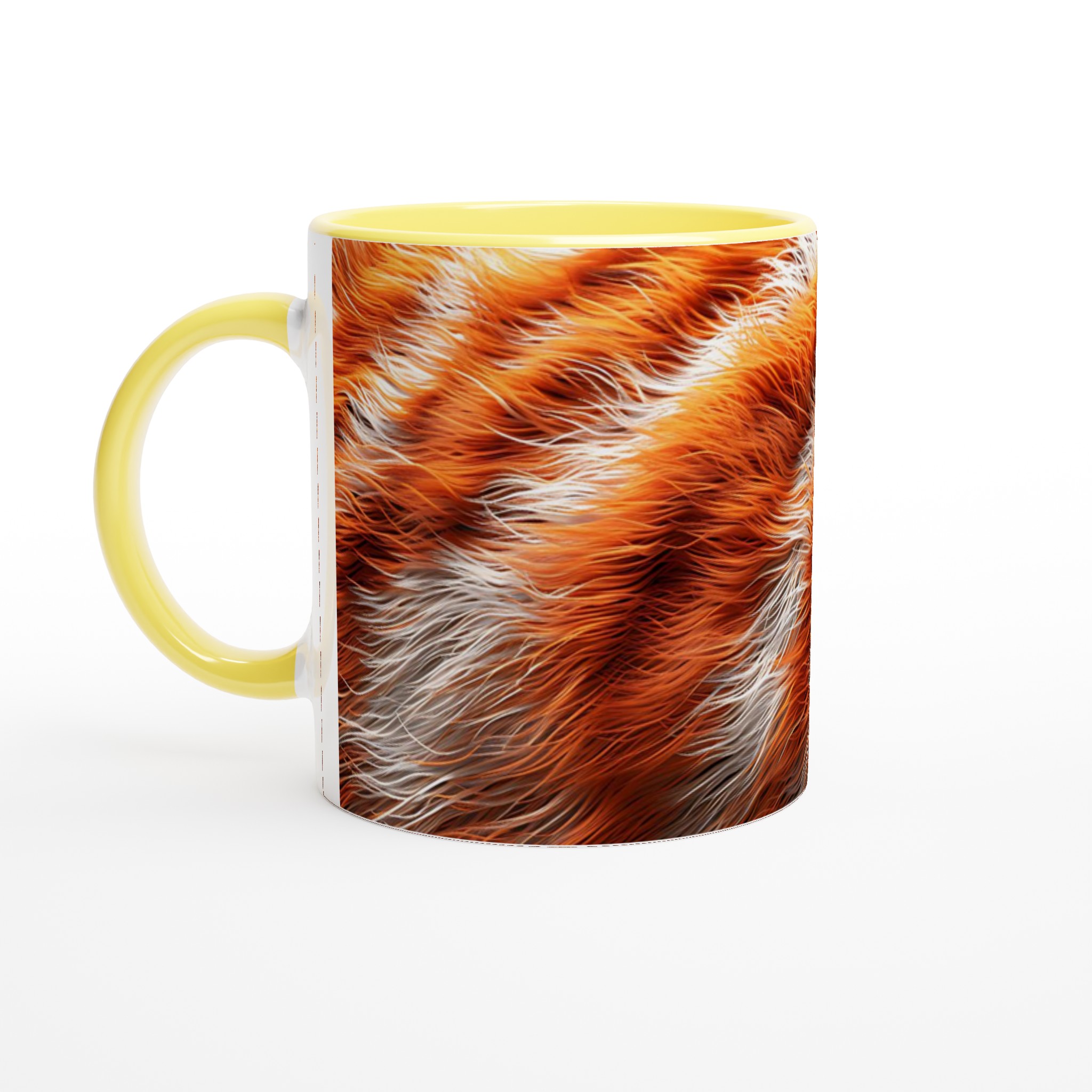 Vit 11oz keramisk mugg med livfullt orangerött och vitt mönster – välj din favoritfärg på keramikmuggen 3 4d11cc96-bf3d-48a2-b021-aca399bbecf5