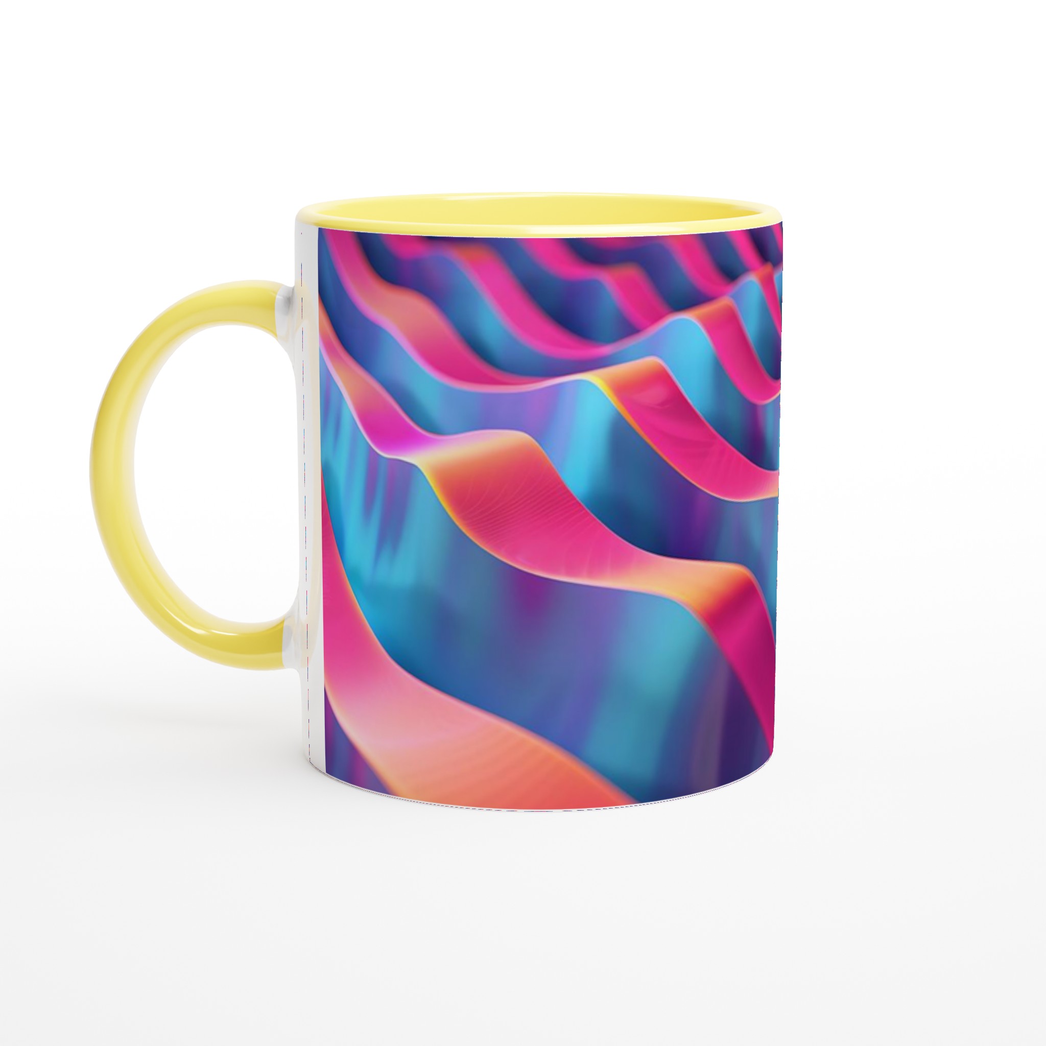 Abstrakt Vågmotiv 11oz Keramisk Mugg – Vibrerande Design i Valfri Färg! 3 4d2b2e1e-6b14-4c2a-9fb5-59f75d9c3706