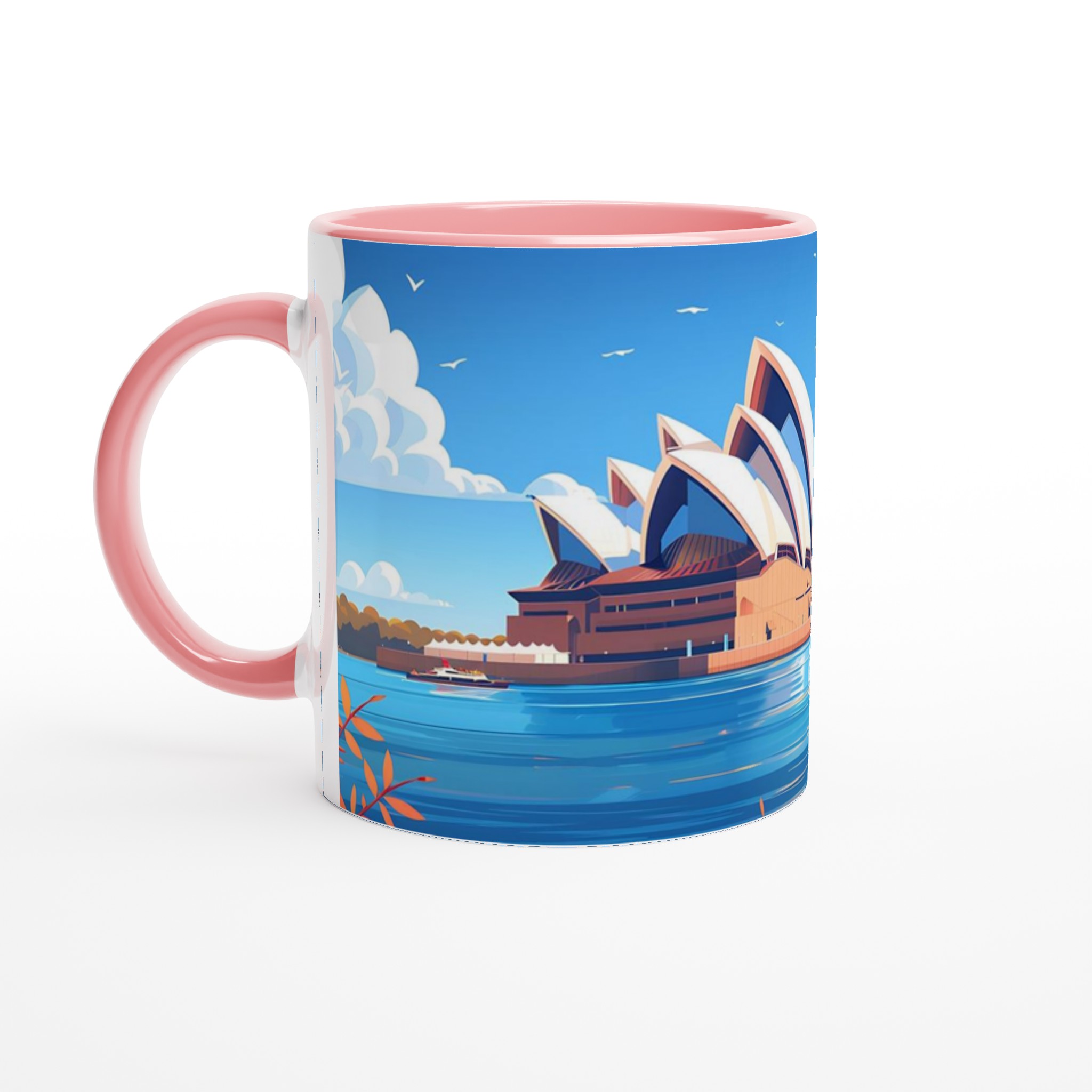 Sydney Opera House Konst Keramikmugg - 11oz Ikonisk Design, Välj Din Färg! 6 4d3f6b9b-1368-4e14-9938-7747c6cd8834
