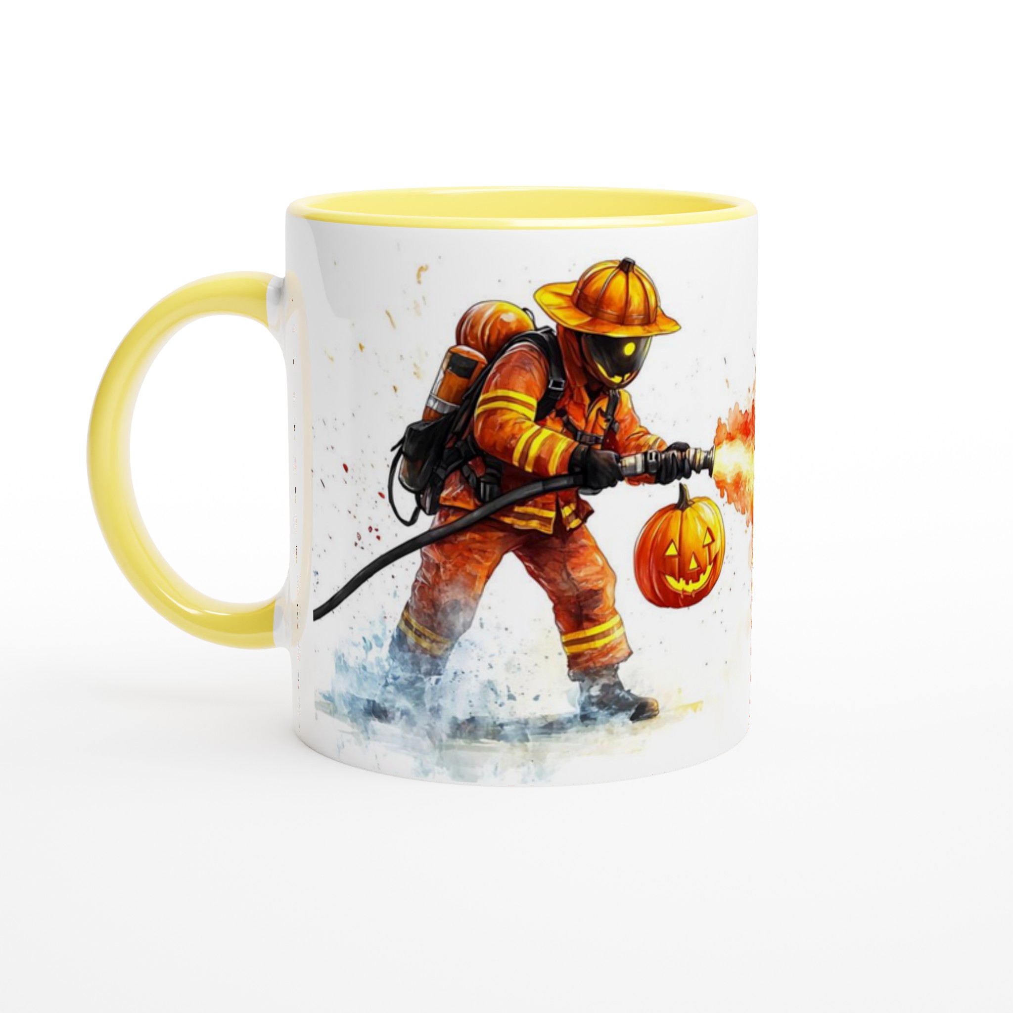 Unik Halloween Brandman Mugg – Eldigt Motiv, Hållbar Keramik i 7 Färger! 3 4d427159-fa75-4130-8a75-b0ef8a153c9d