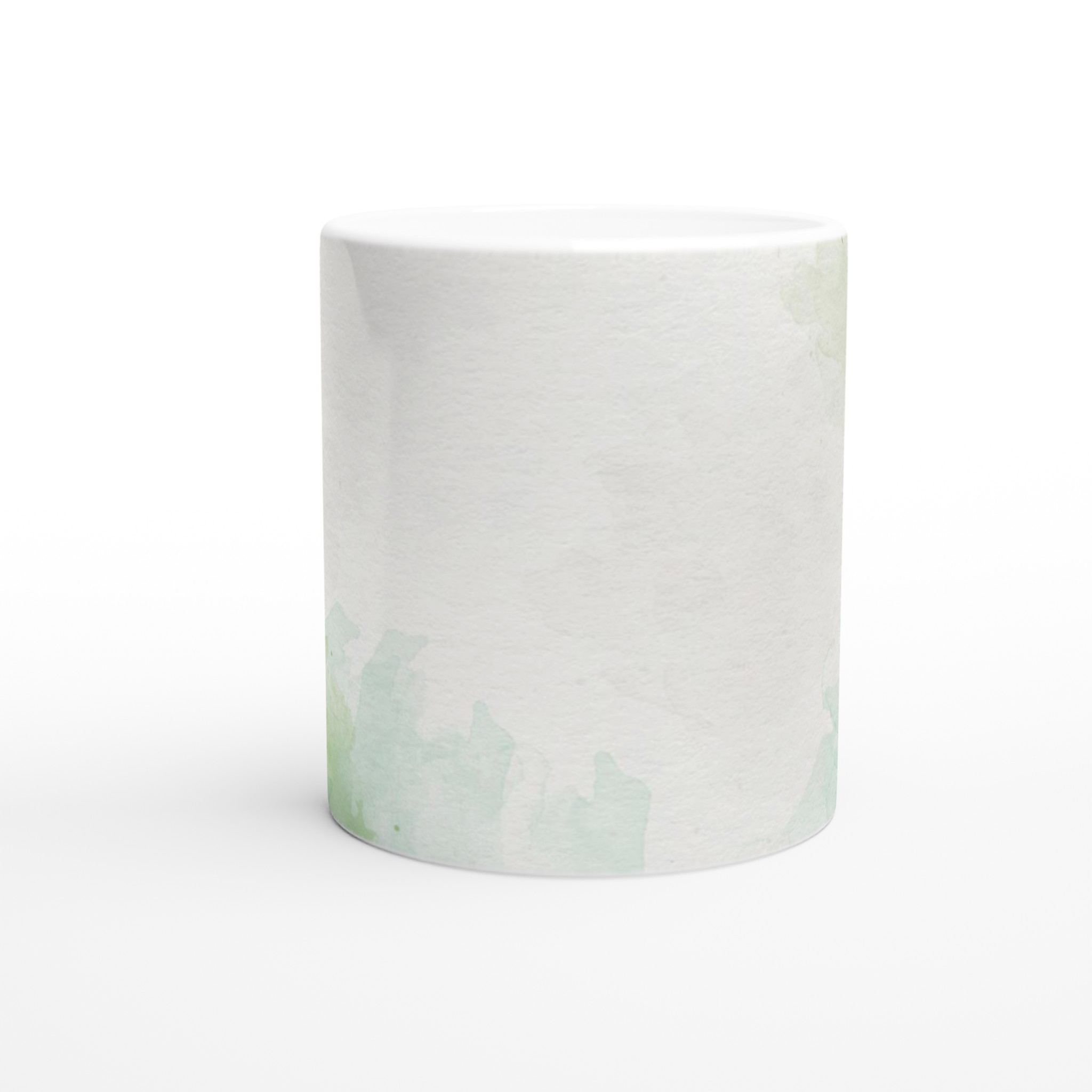 Vit 11oz keramisk mugg med subtil akvarellkänsla - välj din favoritfärg 8 4d91954a-9366-4608-ae99-38da76705d1e