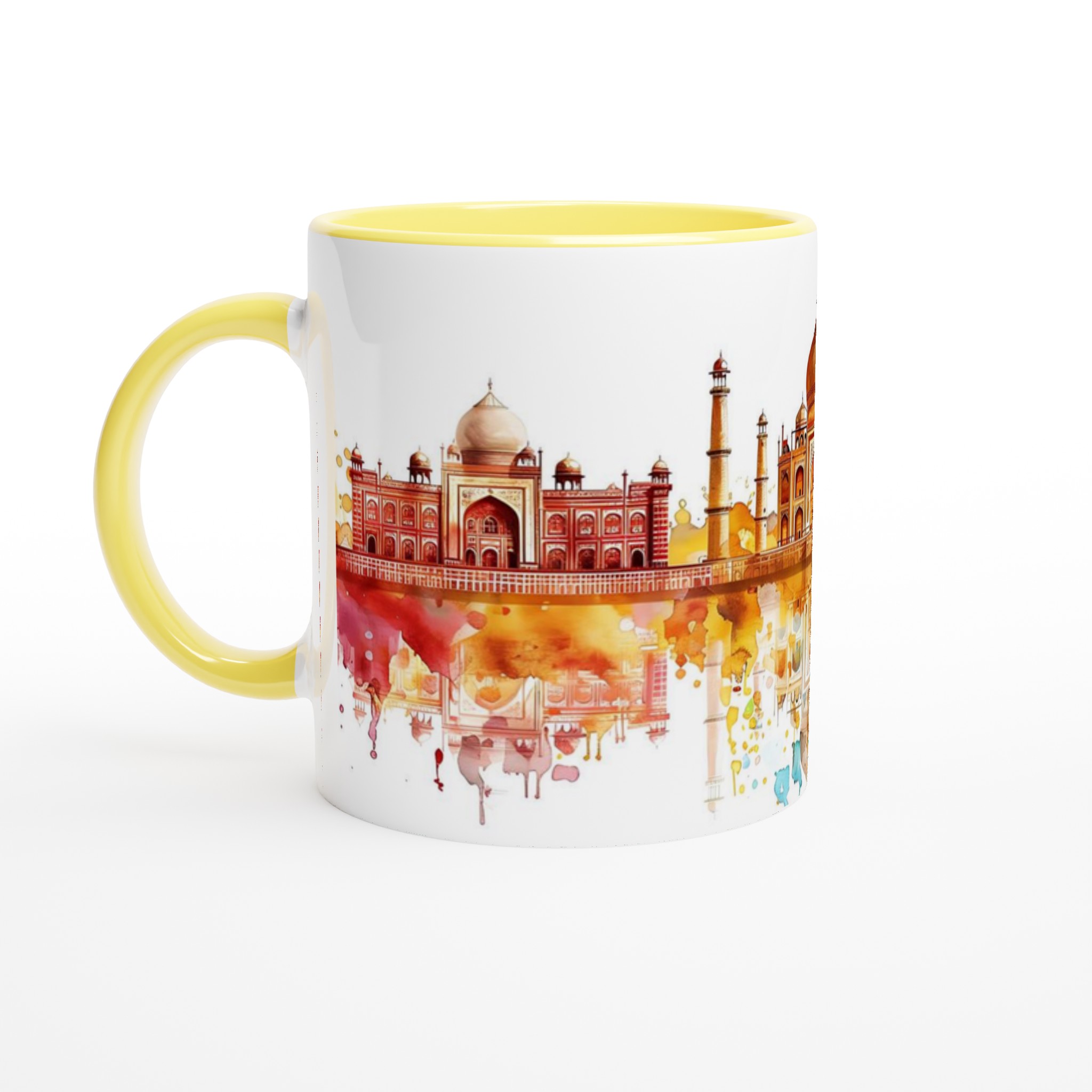Vattenfärg Taj Mahal Mugg – Indiska Monument i Livliga Nyanser – Välj Din Färg! 3 4d9e85d4-92e7-4786-9ad9-274f80c3337e