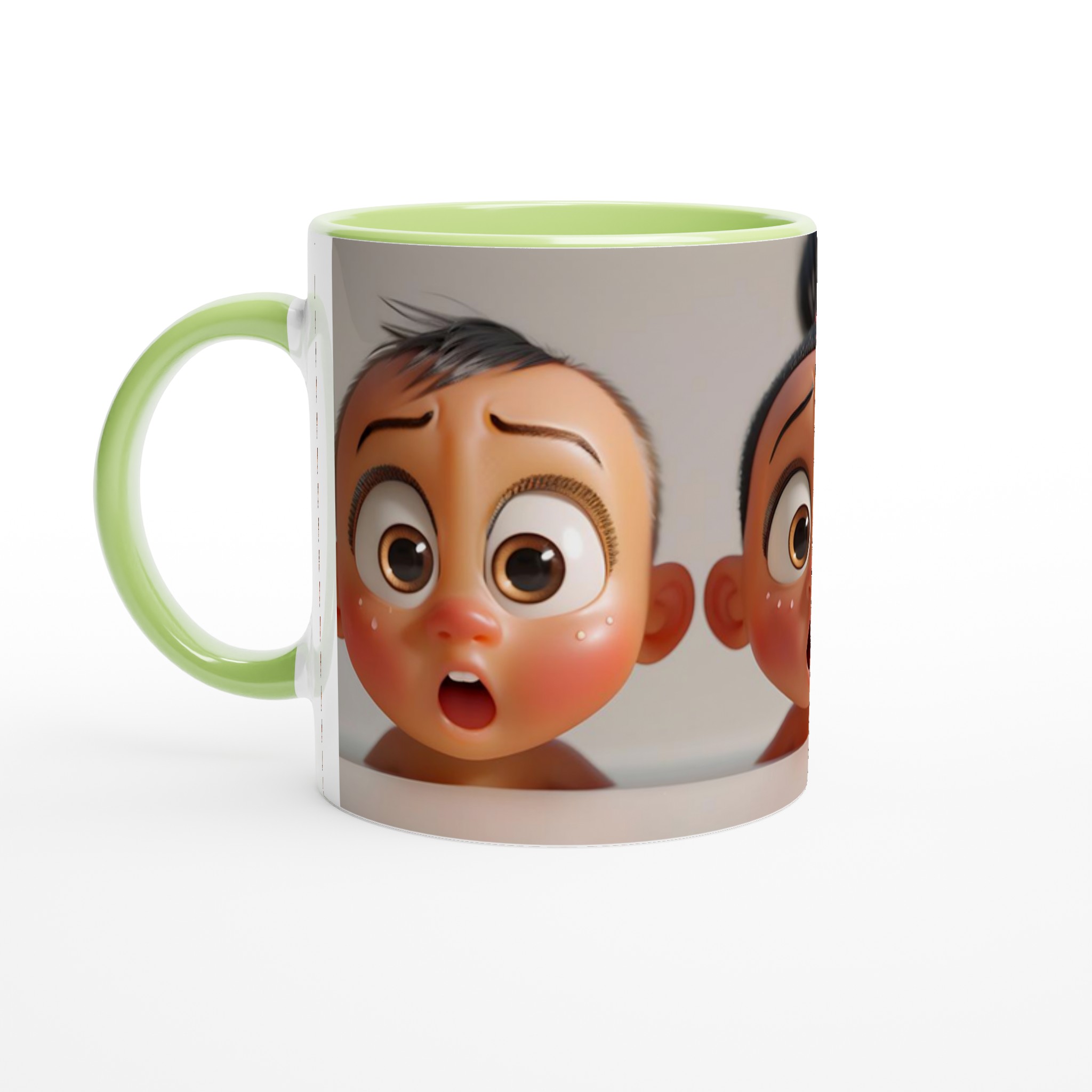 Förvånade Babyansikten 11oz Keramisk Mugg – Uttrycksfull Design i Flera Färger 7 4da24668-6aa7-45da-9a38-91764b68eb4b