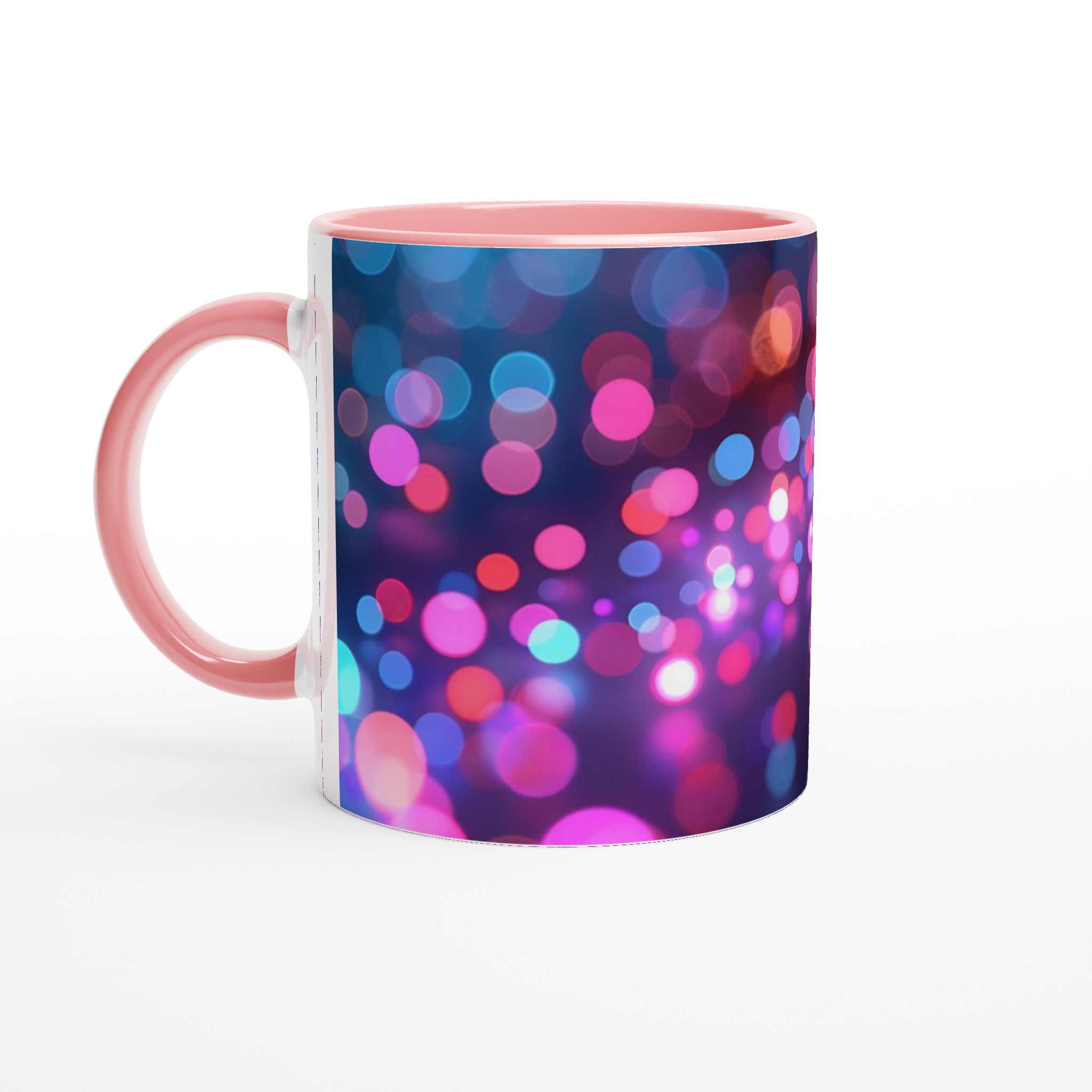 Färgsprakande Bokeh Keramikmugg - 11oz, Välj Din Favoritfärg! 6 4de4eb4a-0fe9-4ea5-81d6-a58382b3f33e