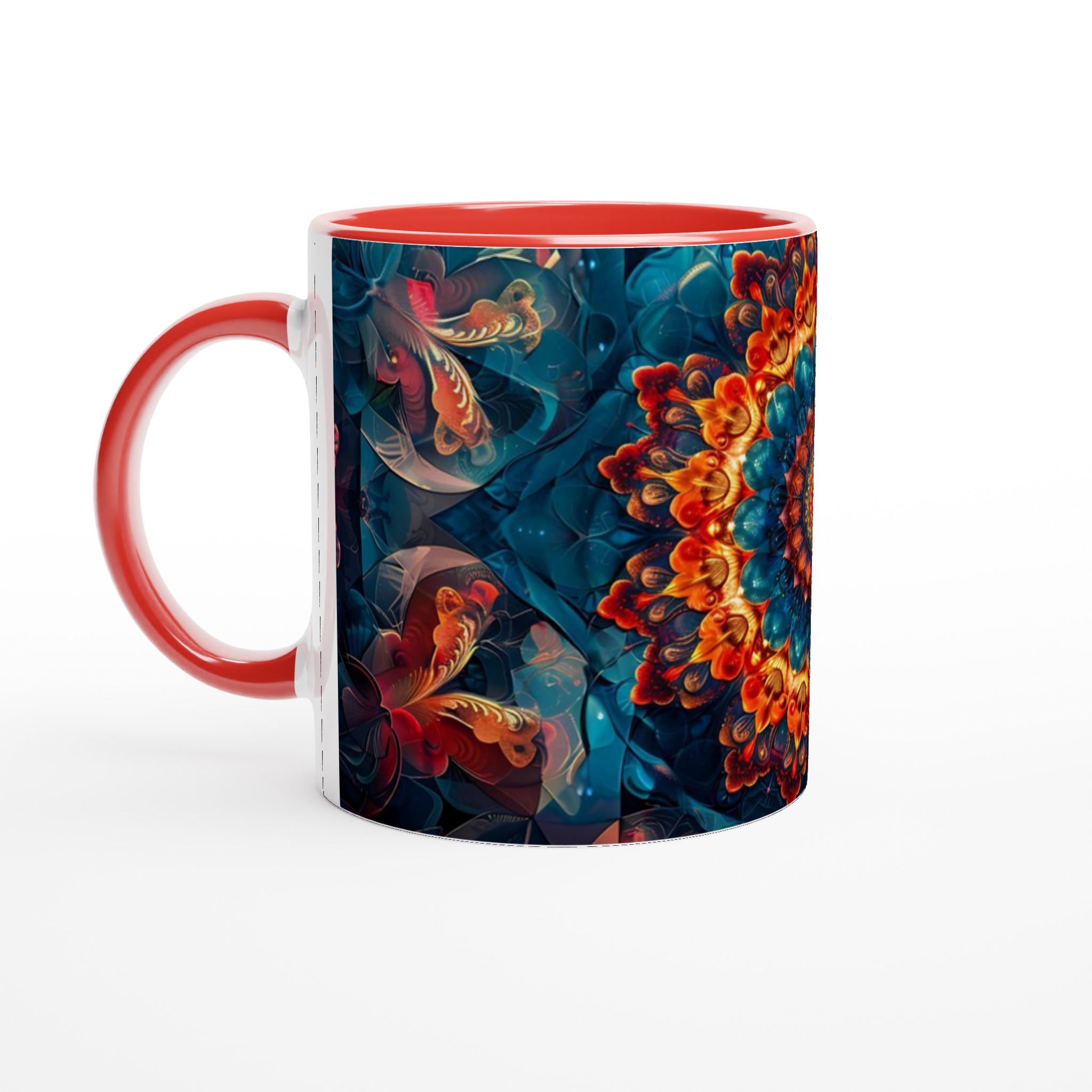 Abstrakt Mandala Keramikmugg - Livfull Design i Ditt Val av Färg 5 4def6098-9422-4dcb-a80a-298920174d15