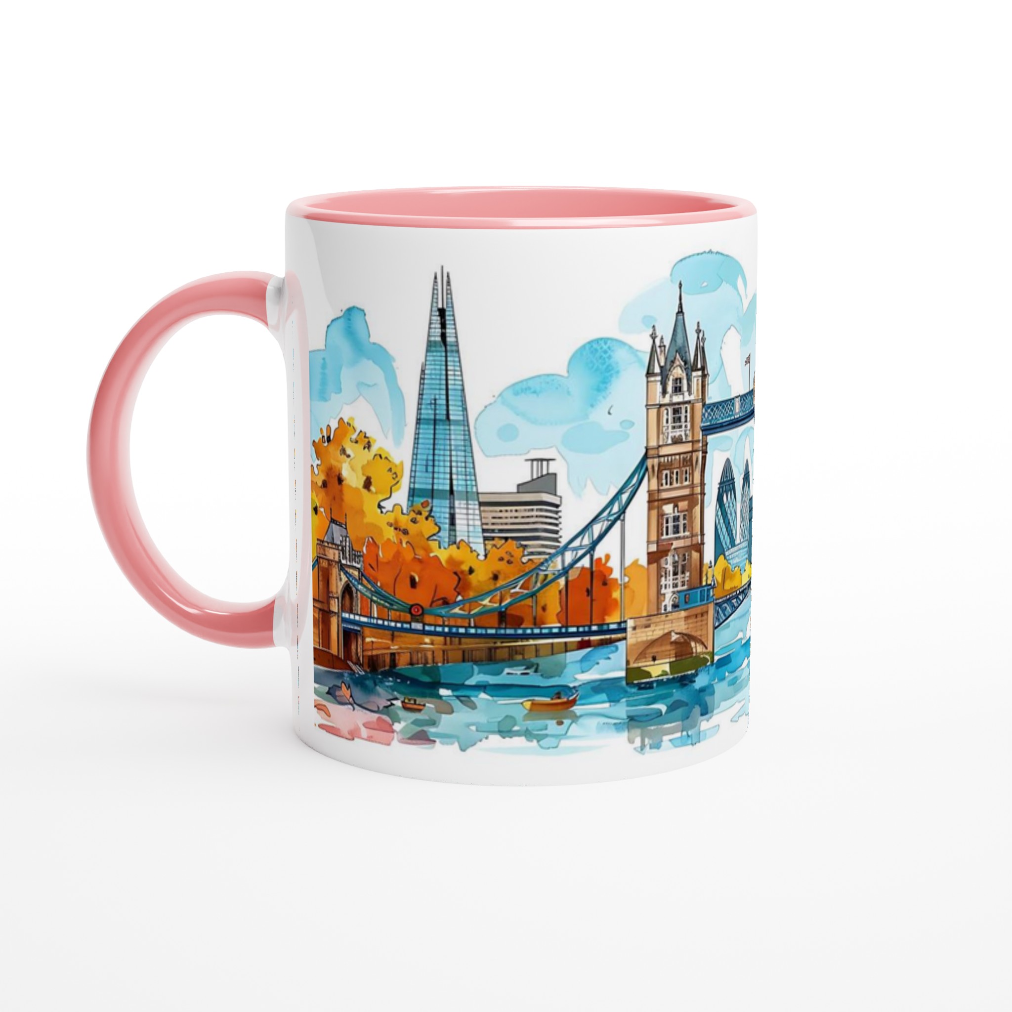 London Watercolor Skyline Mugg – Varm höstkänsla i din hand, välj din färg! 6 4dfa1886-2474-451c-a03c-e7d710b09c2a