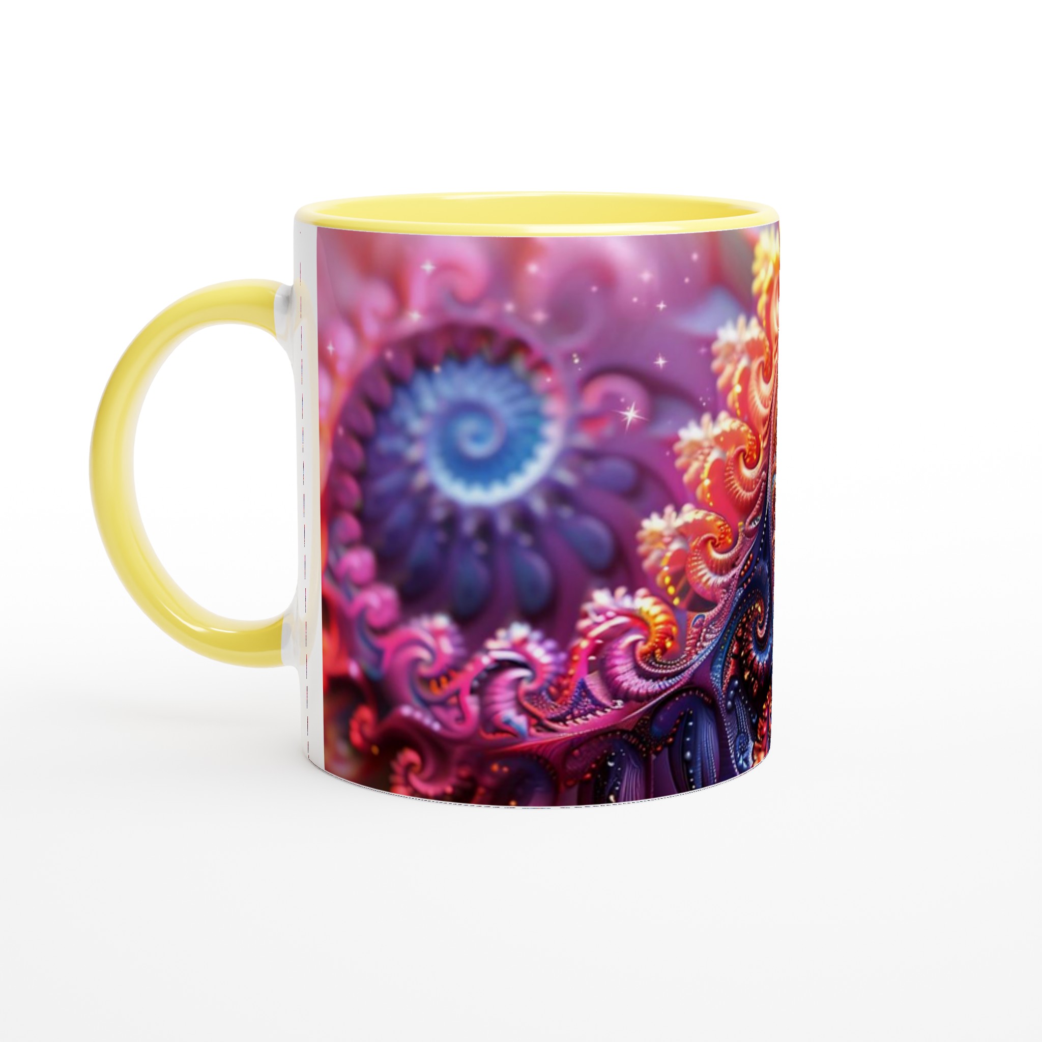 Abstrakt Spiral Keramikmugg - 11oz Färgexplosion för Din Kaffe- eller Testund 3 4e13aeb7-1d67-4584-905e-e48934189ac3