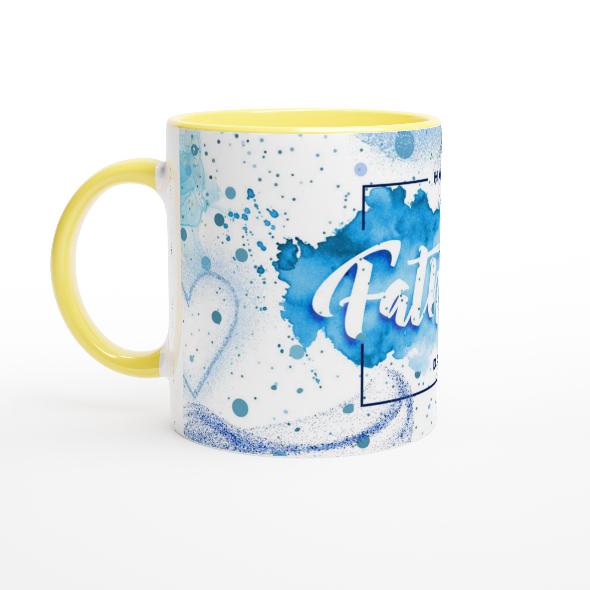 Father's Day Keramisk Mugg i Eleganta Blåa Nyansval 3 4e48e6bb-8569-413a-a396-b515fbf5fc36