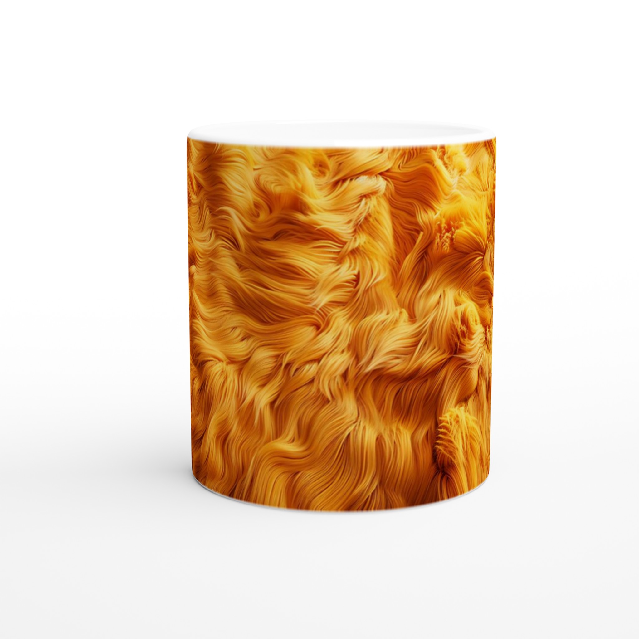 Vit 11oz Keramisk Mugg med Livfullt Flytande Orange Mönster – Välj Din Favoritfärg 8 4ee3159e-88f7-49a2-8d3c-94c8ed7c39a6