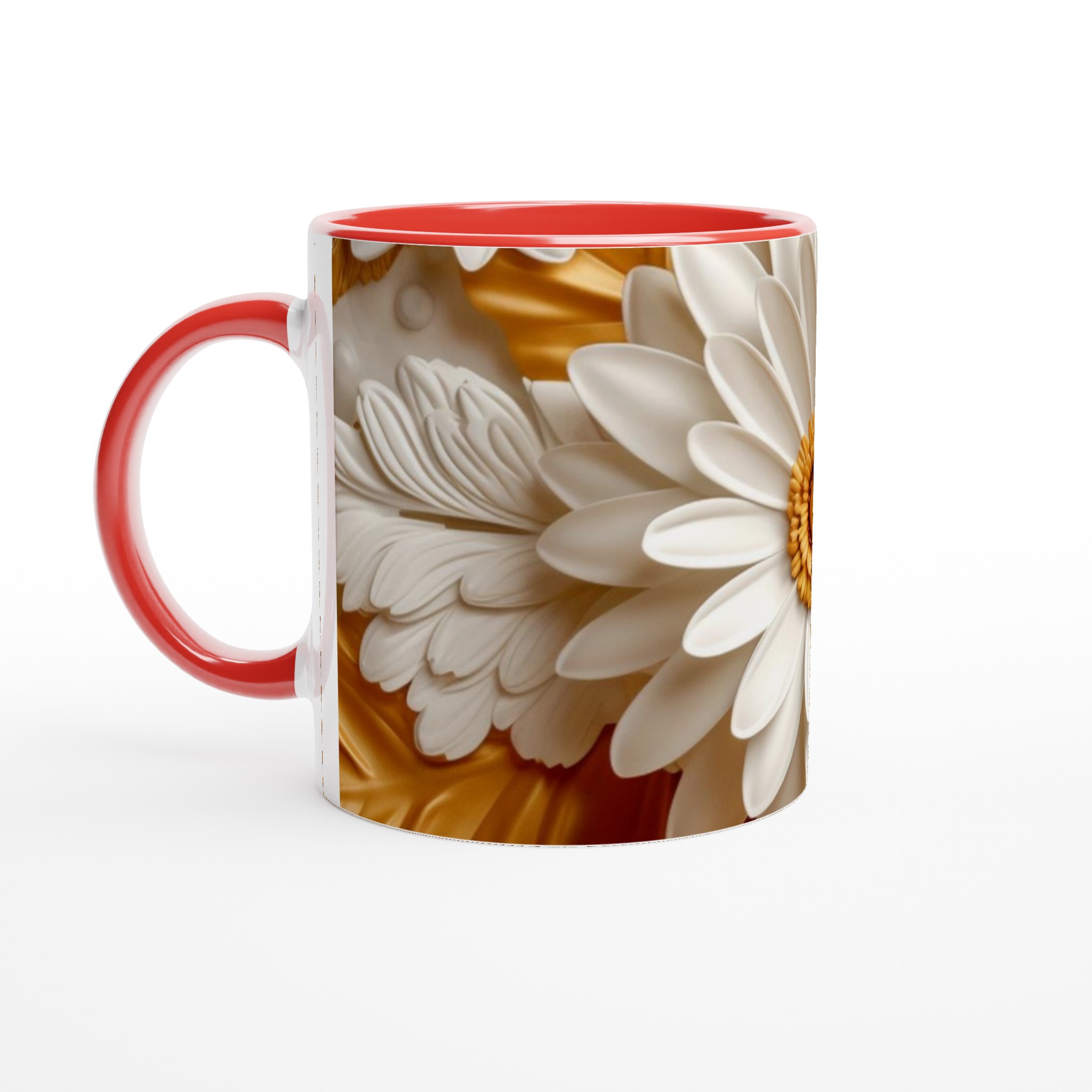 Elegant Vit 11oz Keramisk Mugg med Gyllene Blommotiv – Välj Din Favoritfärg 5 4ee6feb6-97ac-4069-80a7-475088bc8309