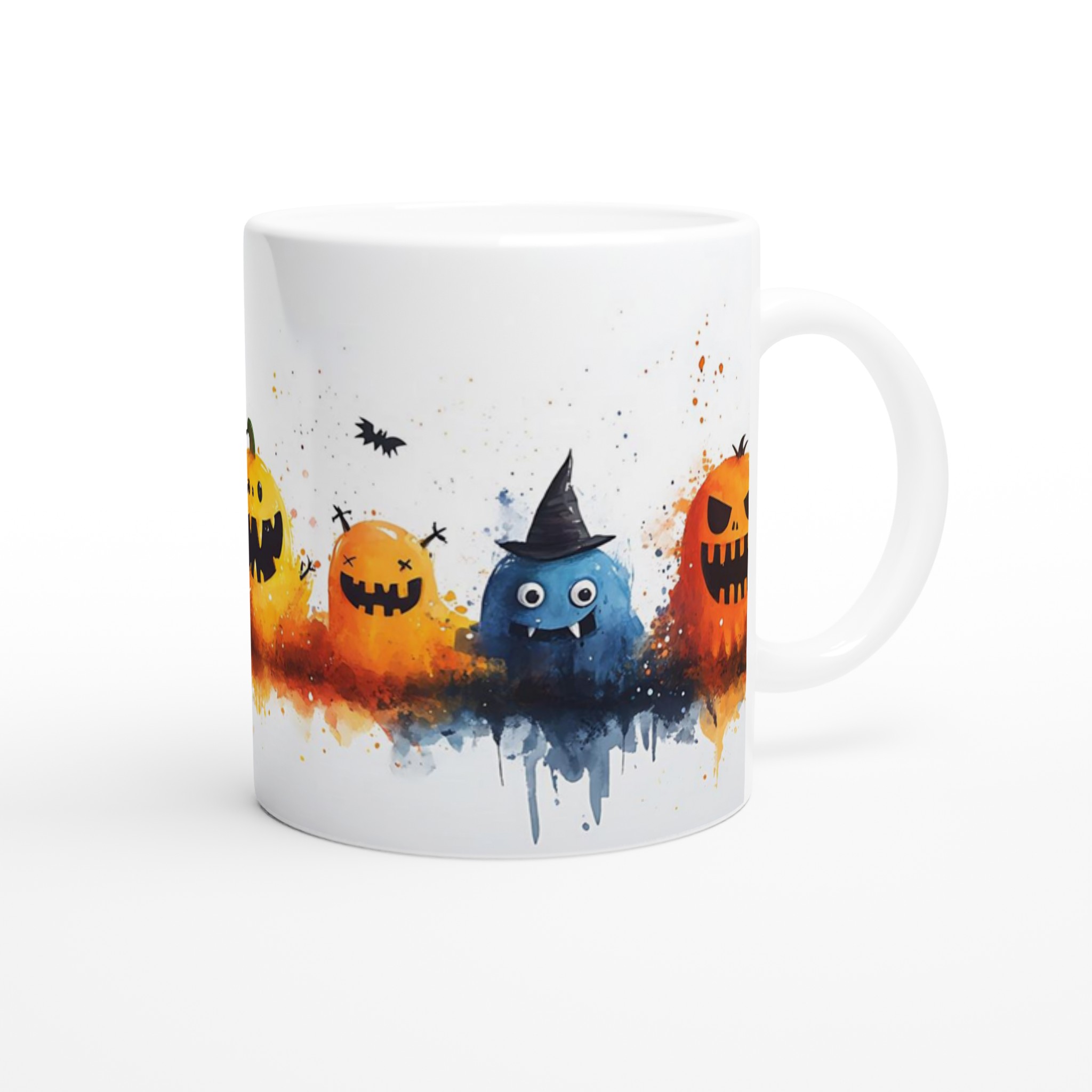 Busiga Halloweenmonster Mugg – 11oz Keramisk Kaffemugg i ditt val av sju färger 9 4eeee4cf-e280-48a6-baae-8ef1d75160cd