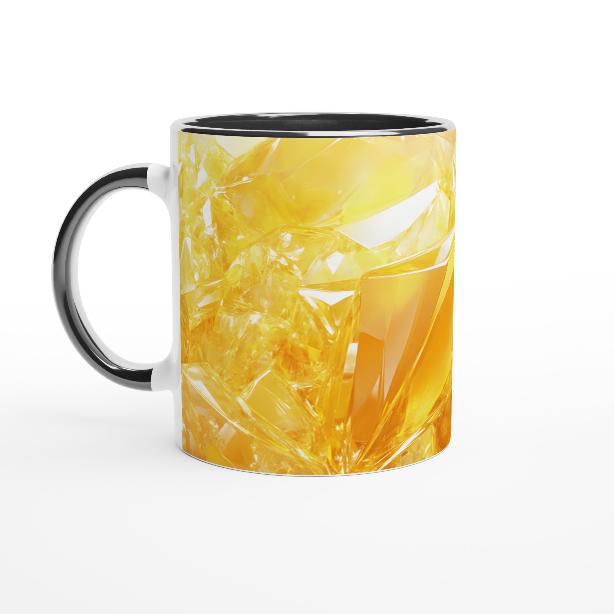 Guldgnistrande 11oz Keramikmugg – Din Kaffestund, Strålande i Gult eller Ditt Val av Färg! 4 4f0a67f5-bd72-4076-8732-96a1db236a60