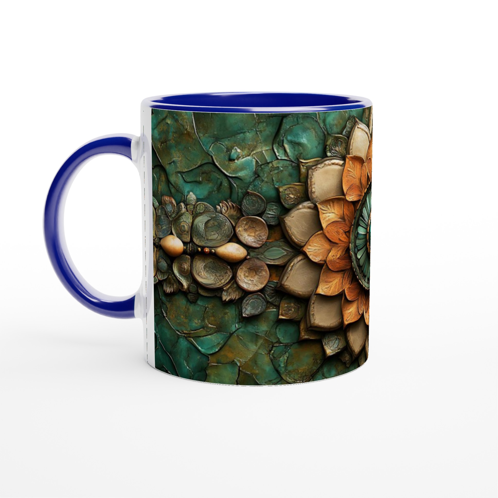 Koppar & Turkos Mandala Mugg - Välj din färg! 2 4f1597b9-8ba4-4501-a142-205e0eba613a