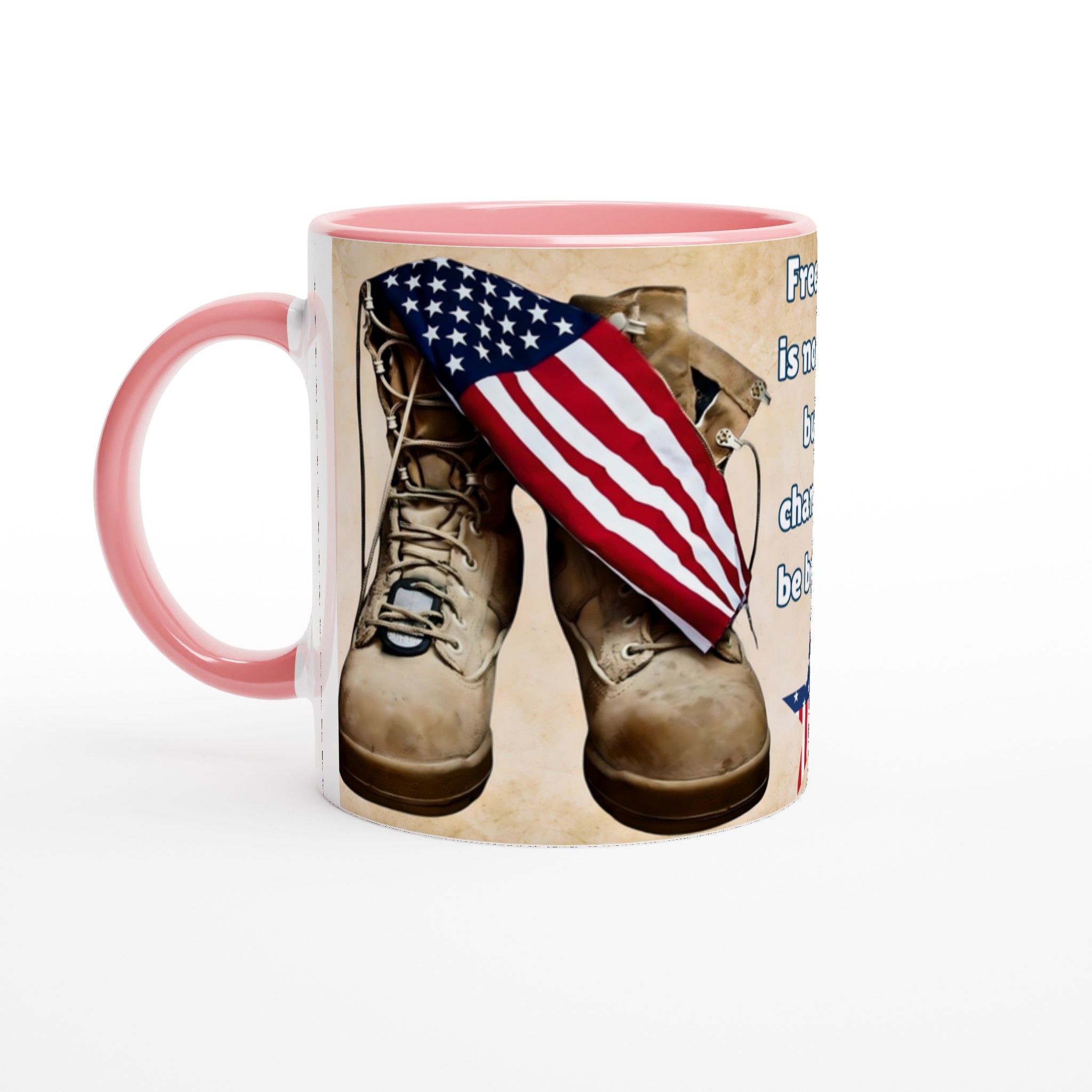 Vit 11oz keramisk mugg med Patriotiskt Amerikanskt Motiv – Välj bland sju färgstarka keramiknyanser 6 4f358626-ec55-4d3f-bbf2-e884a417d4aa