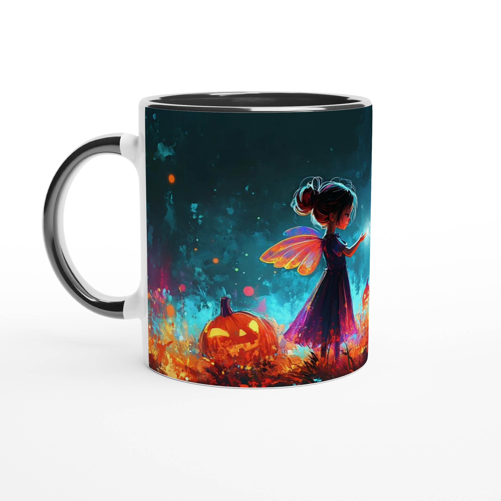 Magical Halloween Fairy & Pumpkins 11oz Keramisk Mugg – Drömsk Höstdesign i Valfri Färg! 4 4f388a1c-4f0d-4465-8860-be76a473b87b