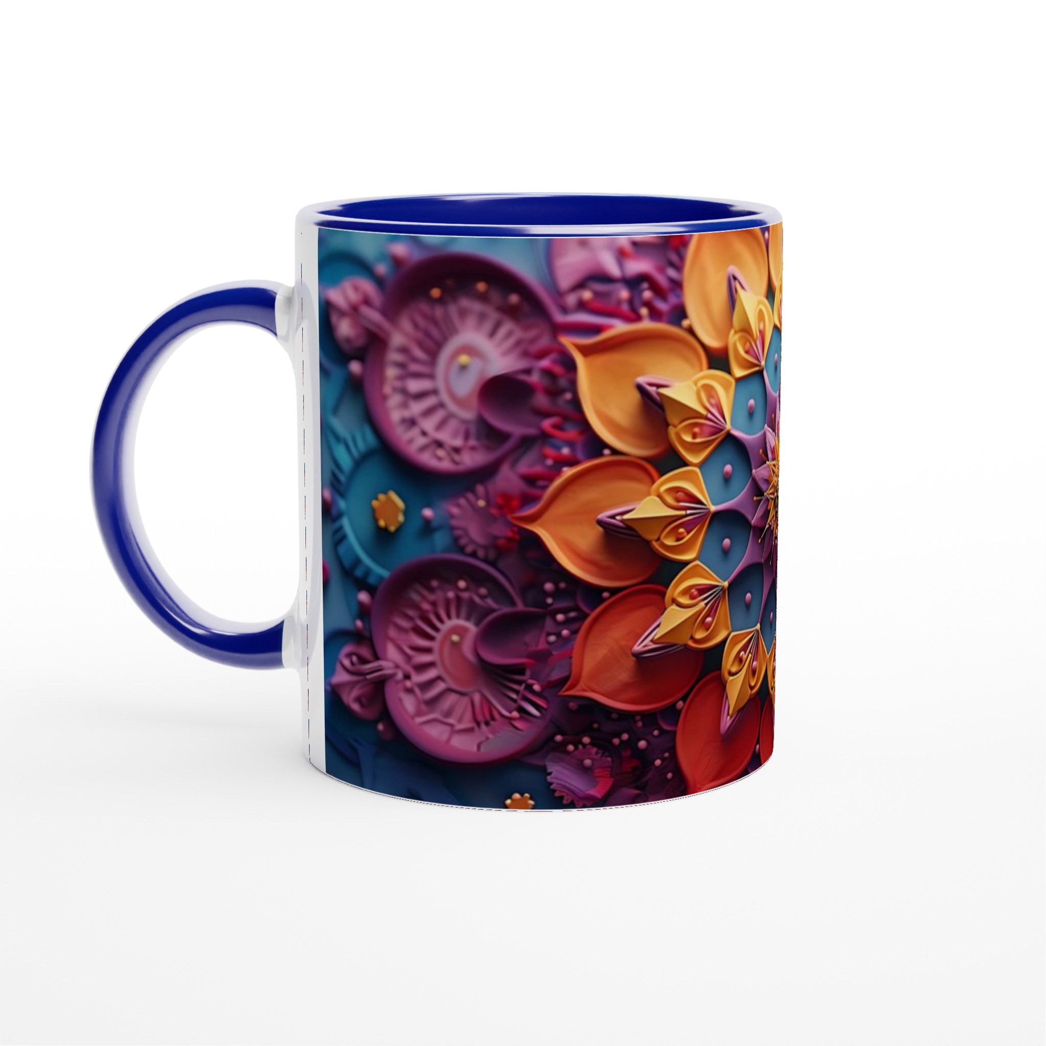Mångfärgad Mandala Keramisk Mugg – 11 oz. Levande, Hållbar och Diskmaskinsäker för Din Dagliga Ritual 2 4f68790b-6440-48fa-a43a-eb0f208f7133