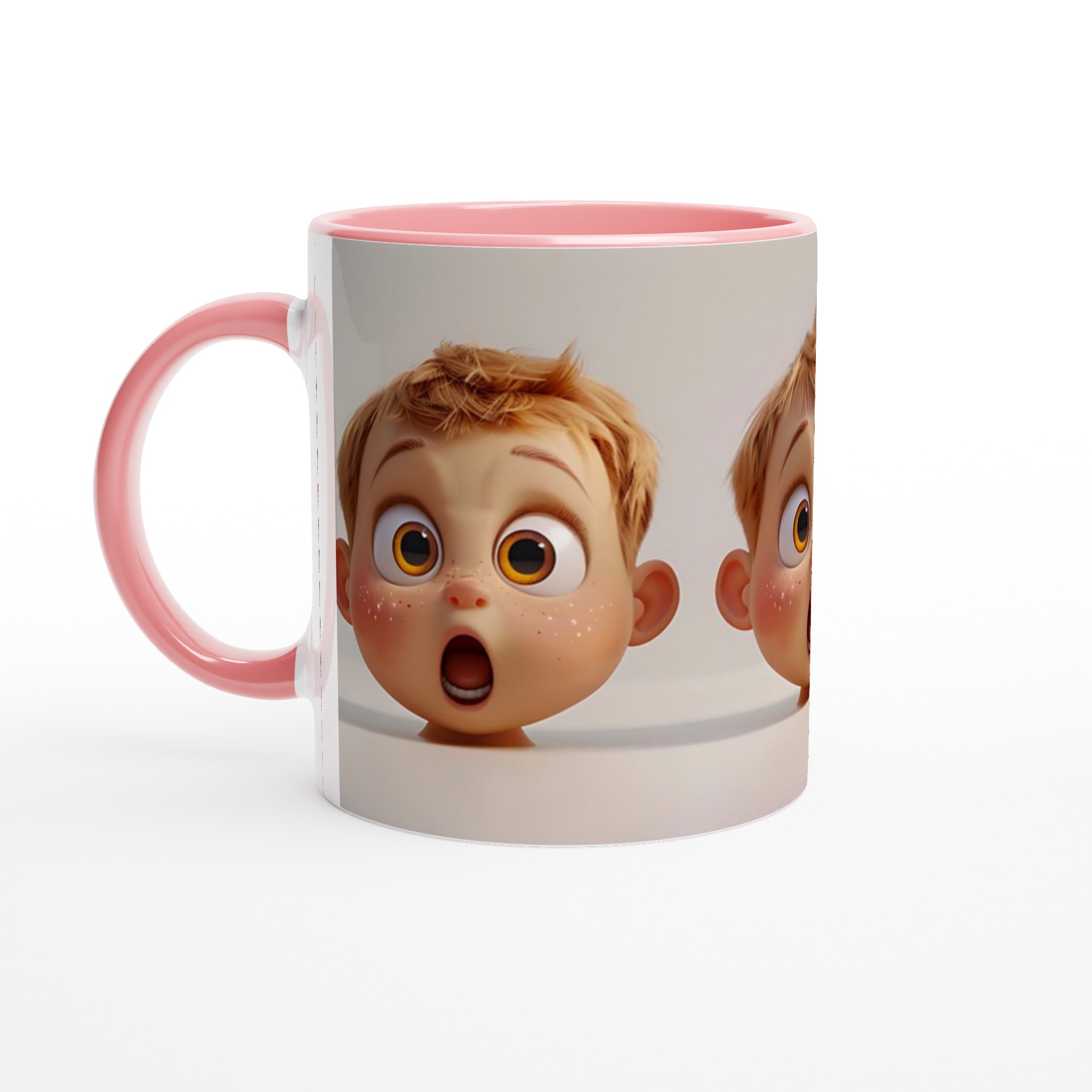 Förvånad Baby Ansikte Keramisk Mugg - Rolig Design i 7 Färger | 11oz Kaffekopp 6 4fcf7c66-67b4-46bf-987a-63ba4f484bde