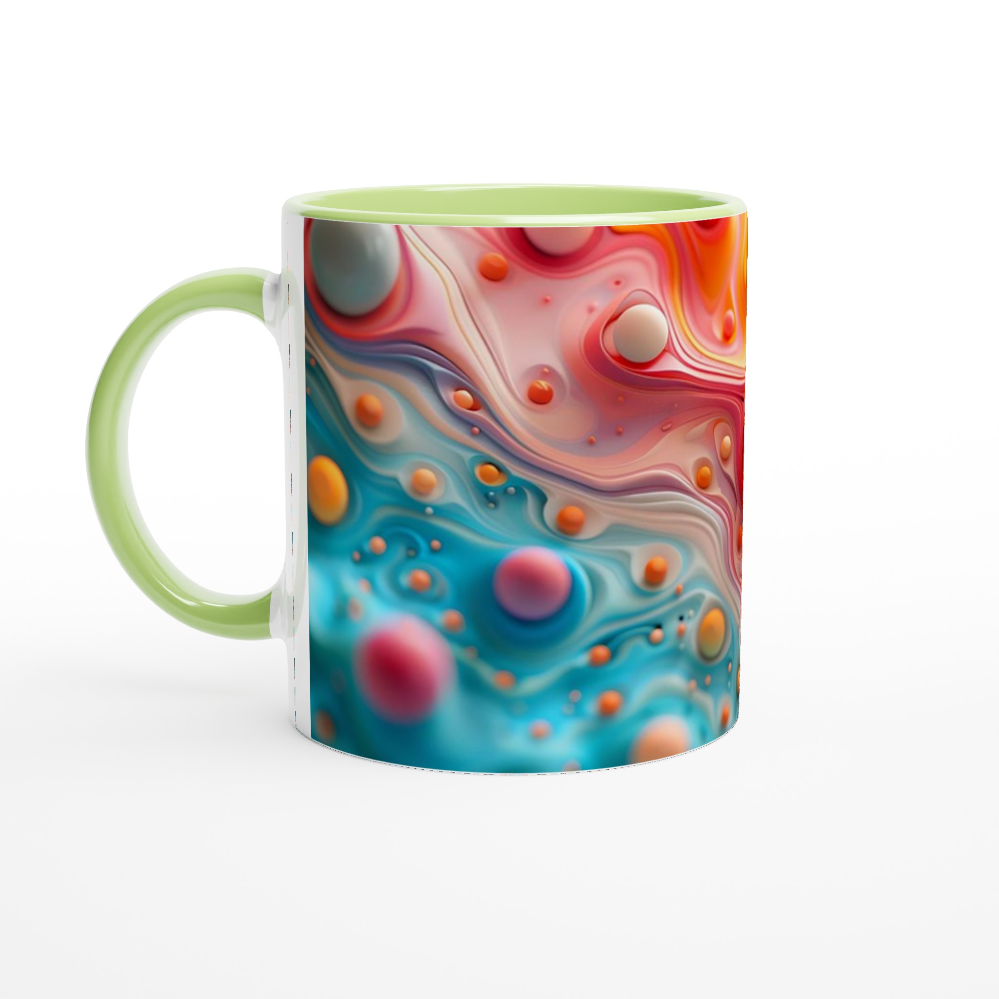 Abstrakt Bubbel Keramikmugg - 11oz, Välj Bland 7 Levande Färger! 7 4ff31e77-86f5-4f73-a0ca-366f59b2daaa