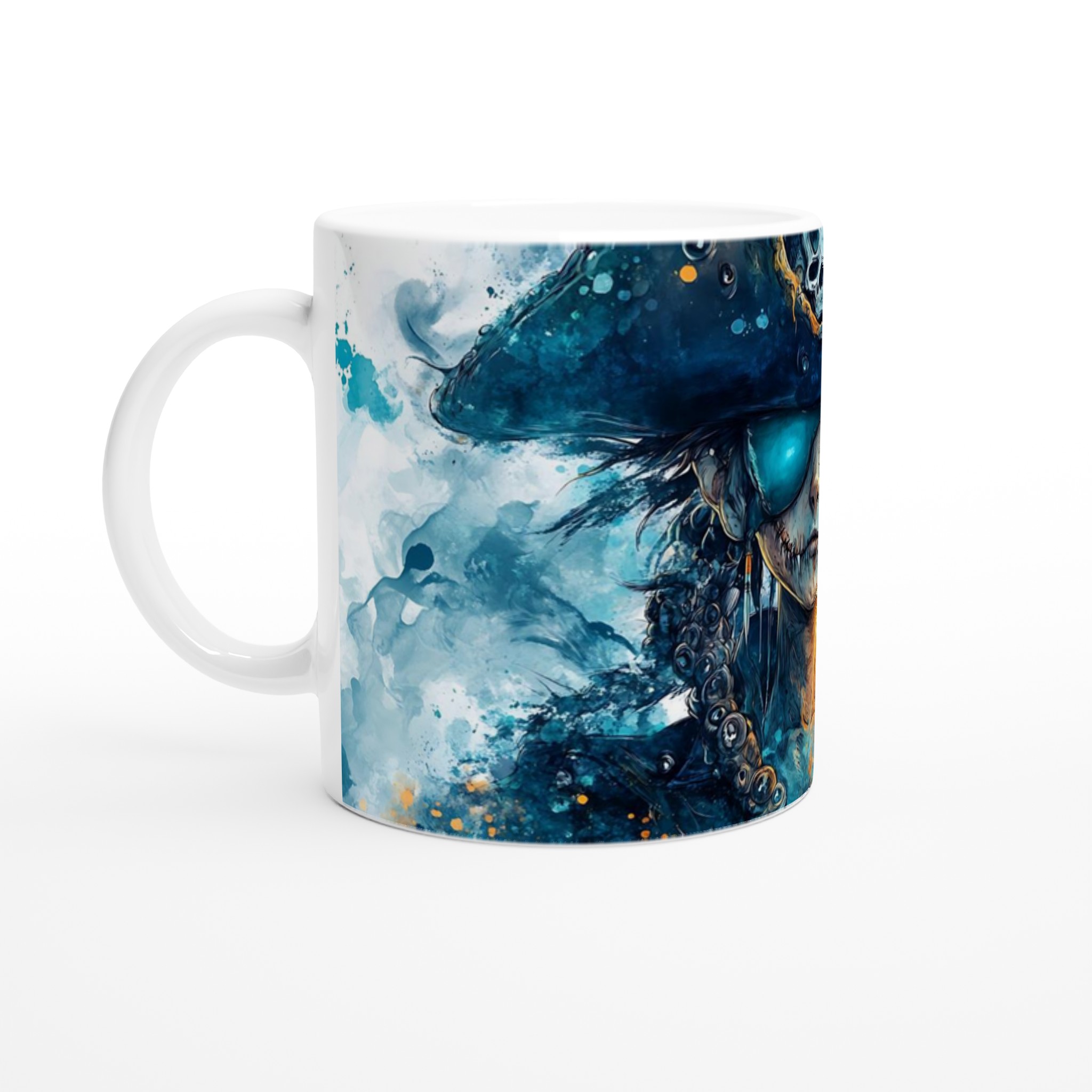 Pirate Nightmare Mugg – Akvarellstil | Unik 11oz Keramikmugg i Sju Färger 1 503fae0a-5947-4a14-a10b-6d8a6f3a09c0