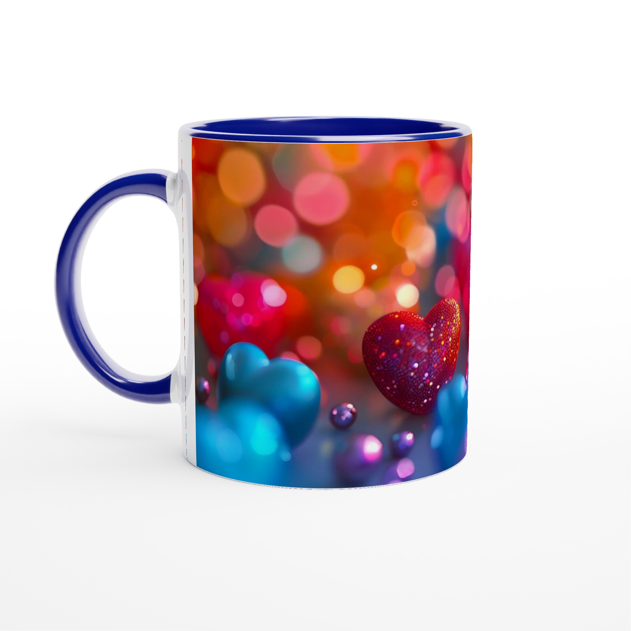 Kärlek i Varje Klunk: 11oz Keramikmugg med Glittrande Hjärtan – Välj Din Favoritfärg! 2 50b777f7-e70d-4fb7-8c0f-b36f32e6a35e