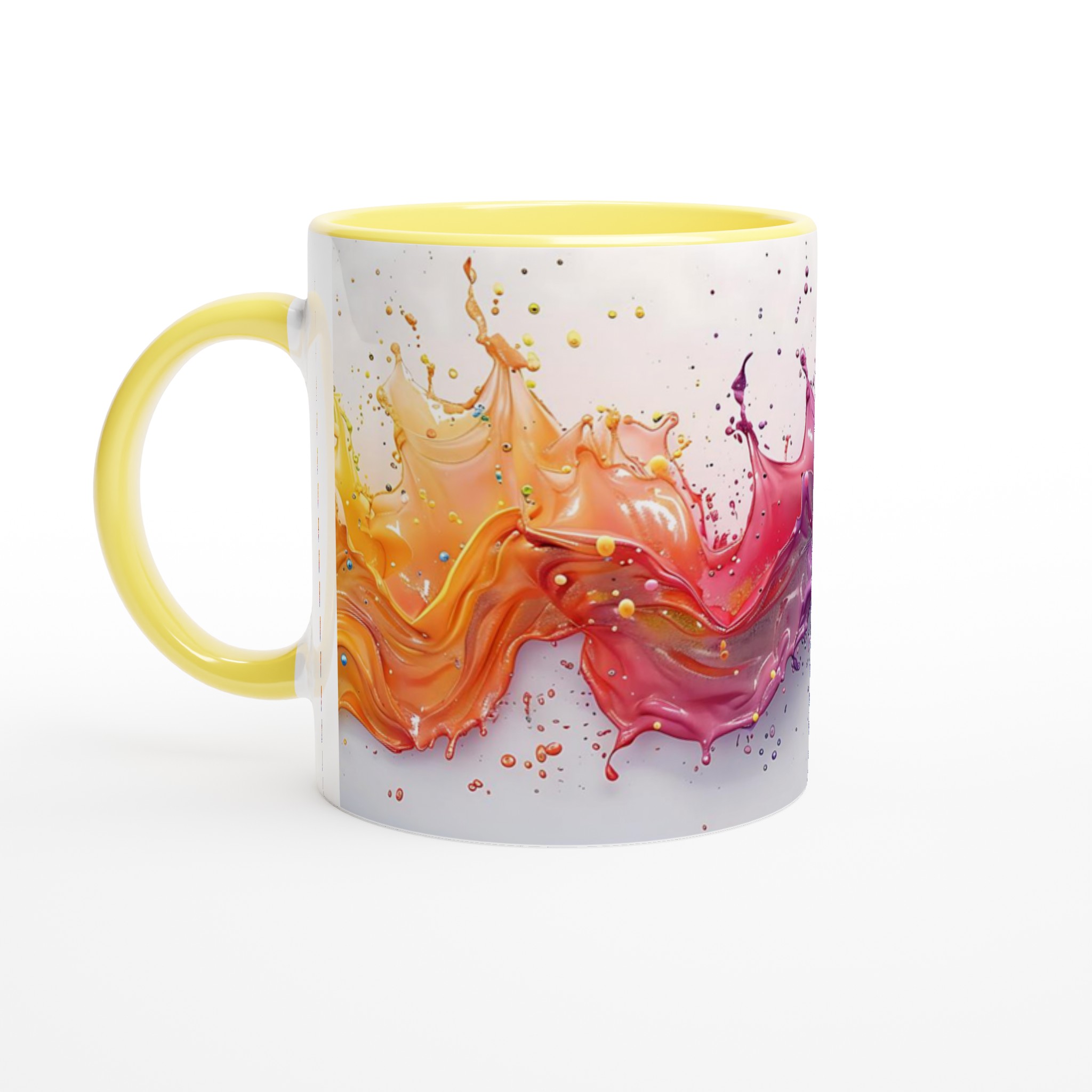Färgglad Stänk Keramikmugg - 11oz Vibrant Design för Kaffe & Te 3 50bbe896-cbb2-4076-8bc3-5a5aba206d9c