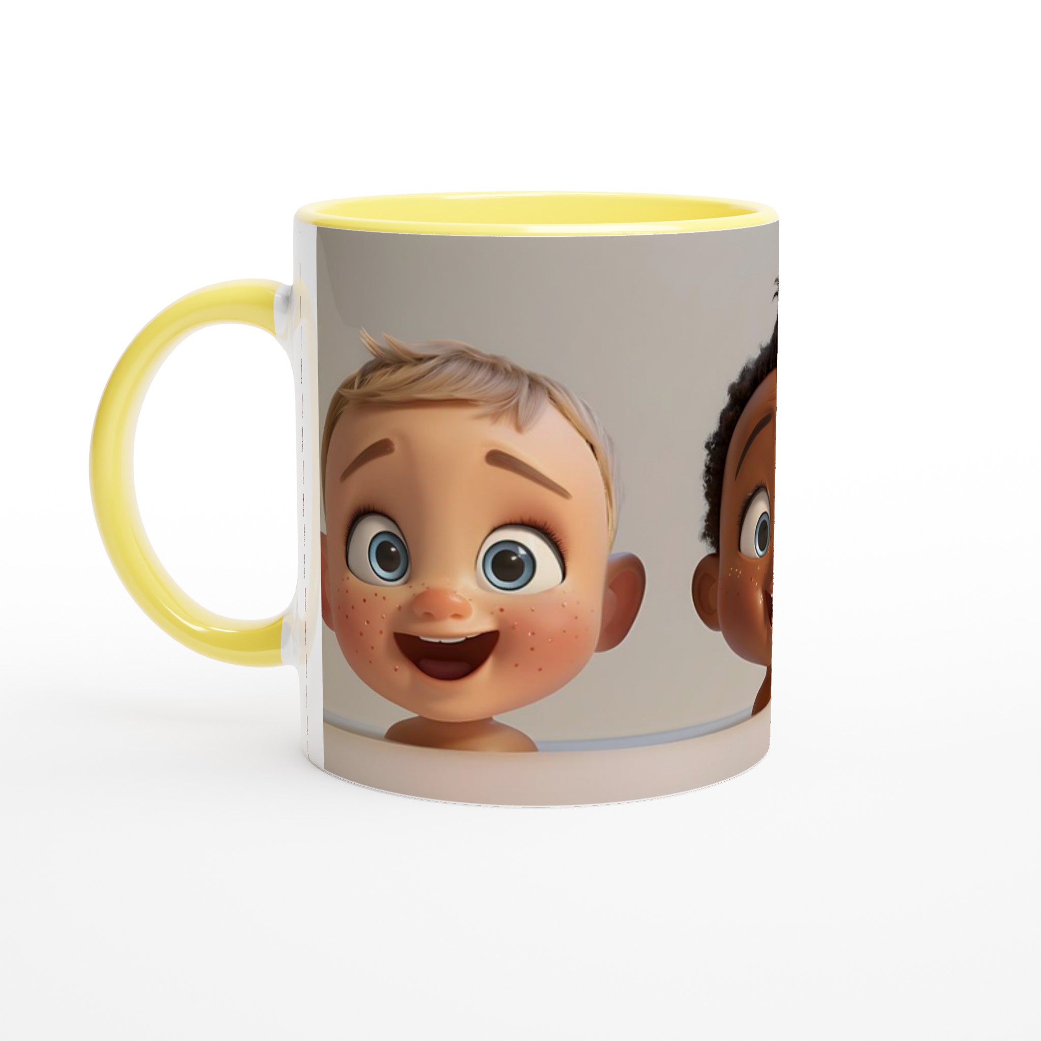 Lekfulla Barnansikten Keramikmugg – Perfekt Present för Alla Barnasinne! 3 50ec03cb-9414-43a5-9e66-0c47f1bee1e2