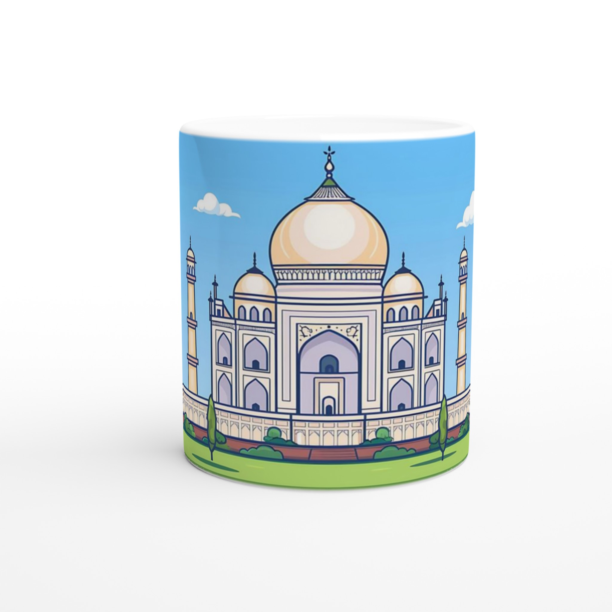 Taj Mahal Inspirerad Keramikmugg - Lyxig Design för Din Favoritdryck, Välj Bland 7 Färger! 8 51005d27-891f-4928-9282-baa0c385d269