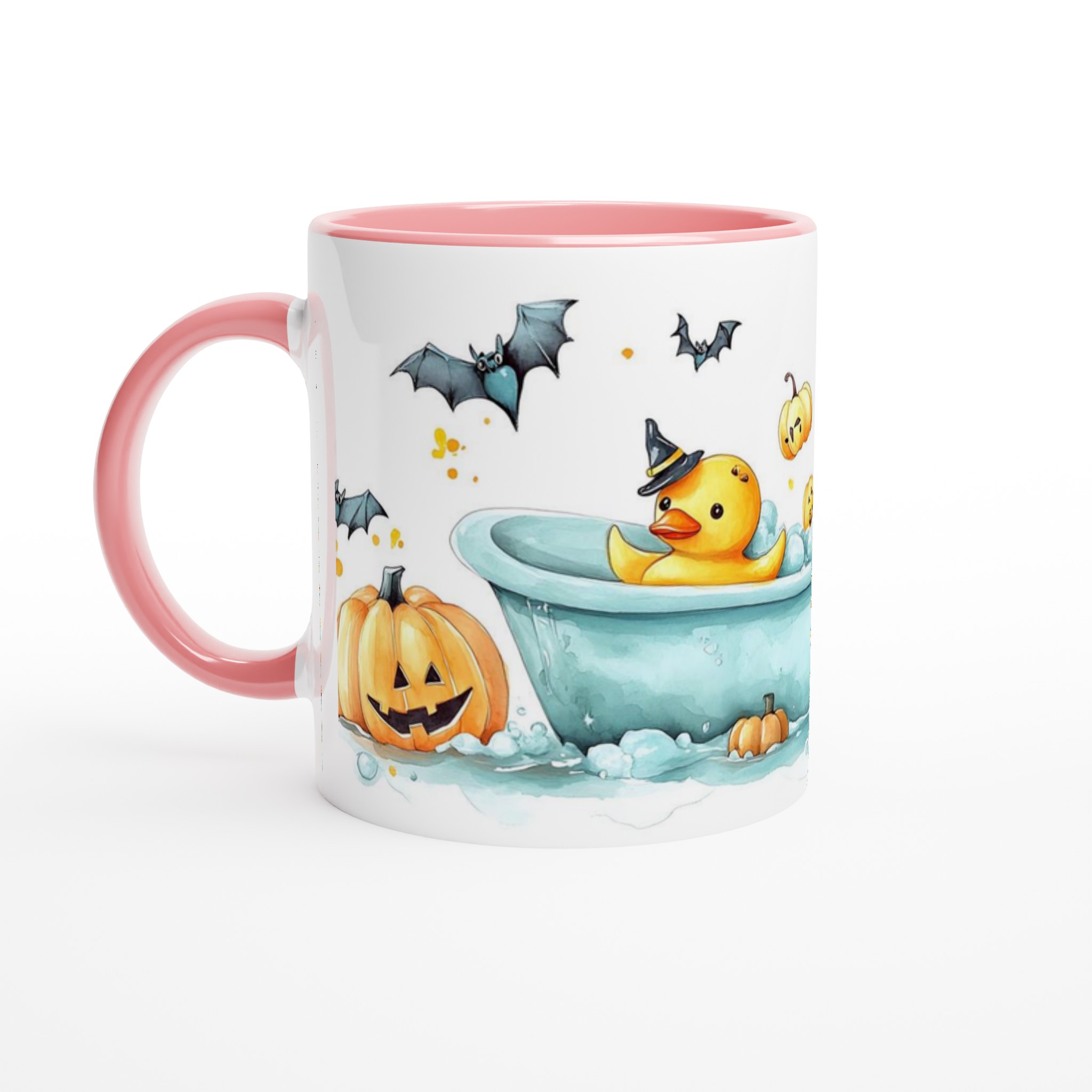 Bus eller godis ankor keramikmugg – Rolig Halloween-design för alla åldrar, i ditt val av sju färger! 6 51318f66-92be-4011-bc54-0f12bea897c3
