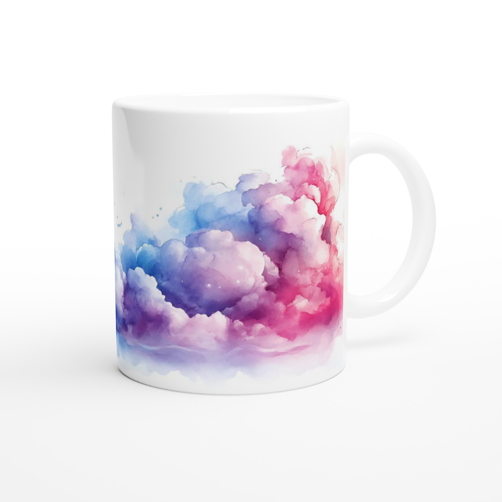 Magisk Akvarell Mugg – Segelfartyg Bland Färgstarka Moln, 11oz Keramikmugg i Valfri Färg 9 51532cf4-a3c4-4059-918f-64aa7d3d9017