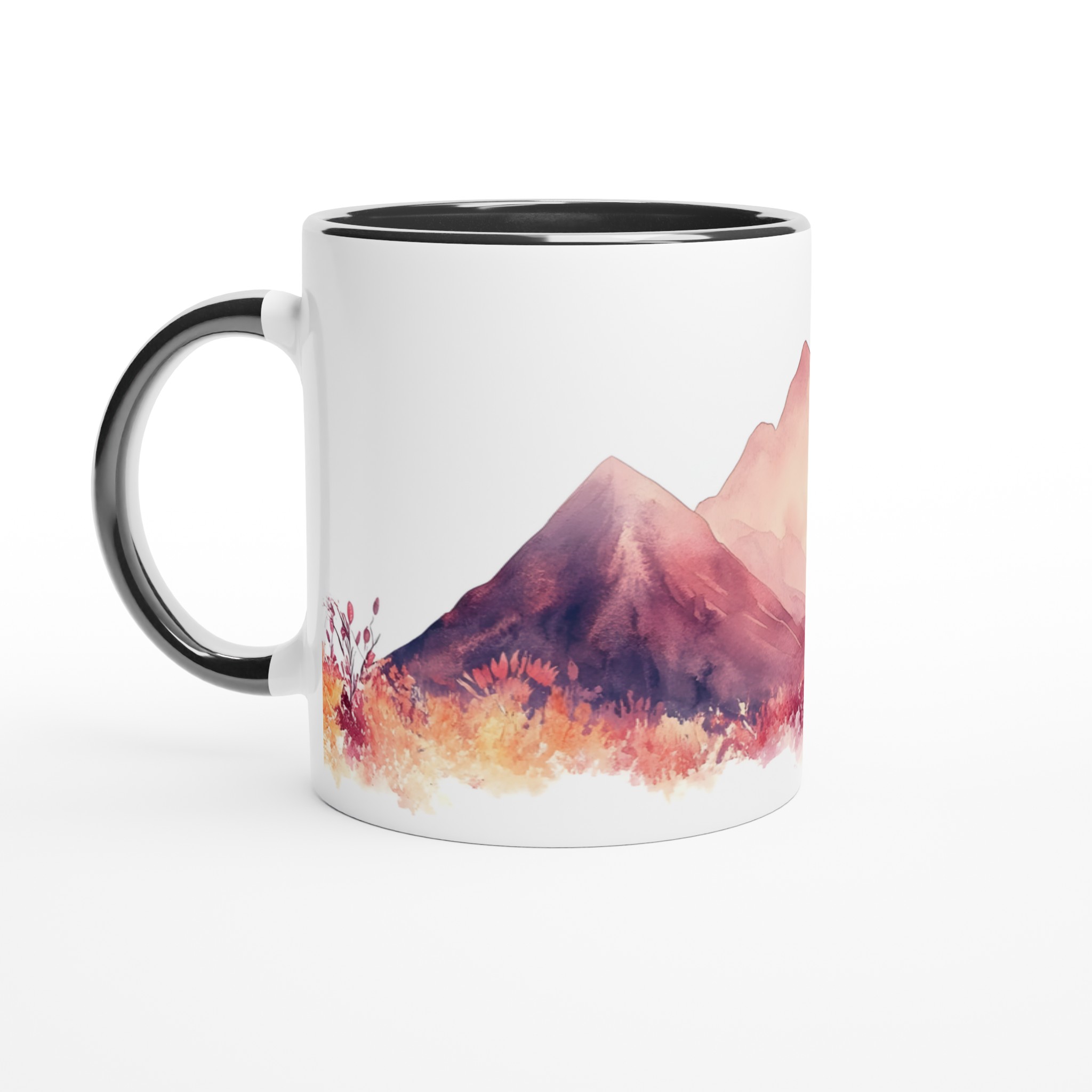 Akvarellberg: 11oz Keramisk Mugg för Avkopplande Stunder – Välj bland 7 Färgstarka Nyanser 4 51819360-cc77-463b-afd5-3ae479318f00
