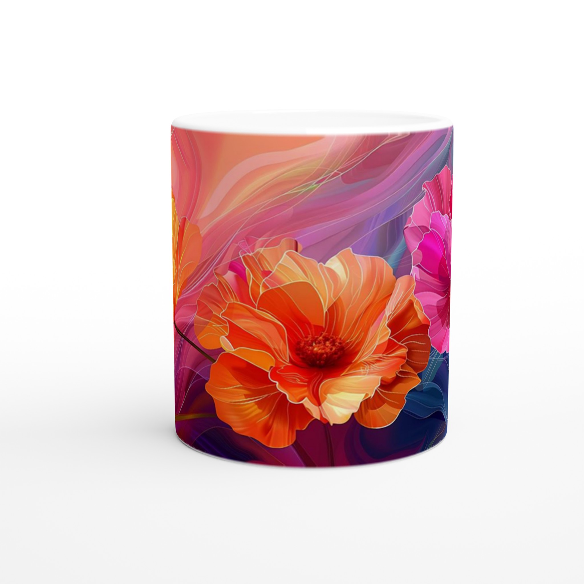 Abstrakt Blomster Keramikmugg – Konstnärlig Kaffekopp i Välj Din Färg! 8 51db6d00-7aff-4112-bd04-c28d5f82efc5