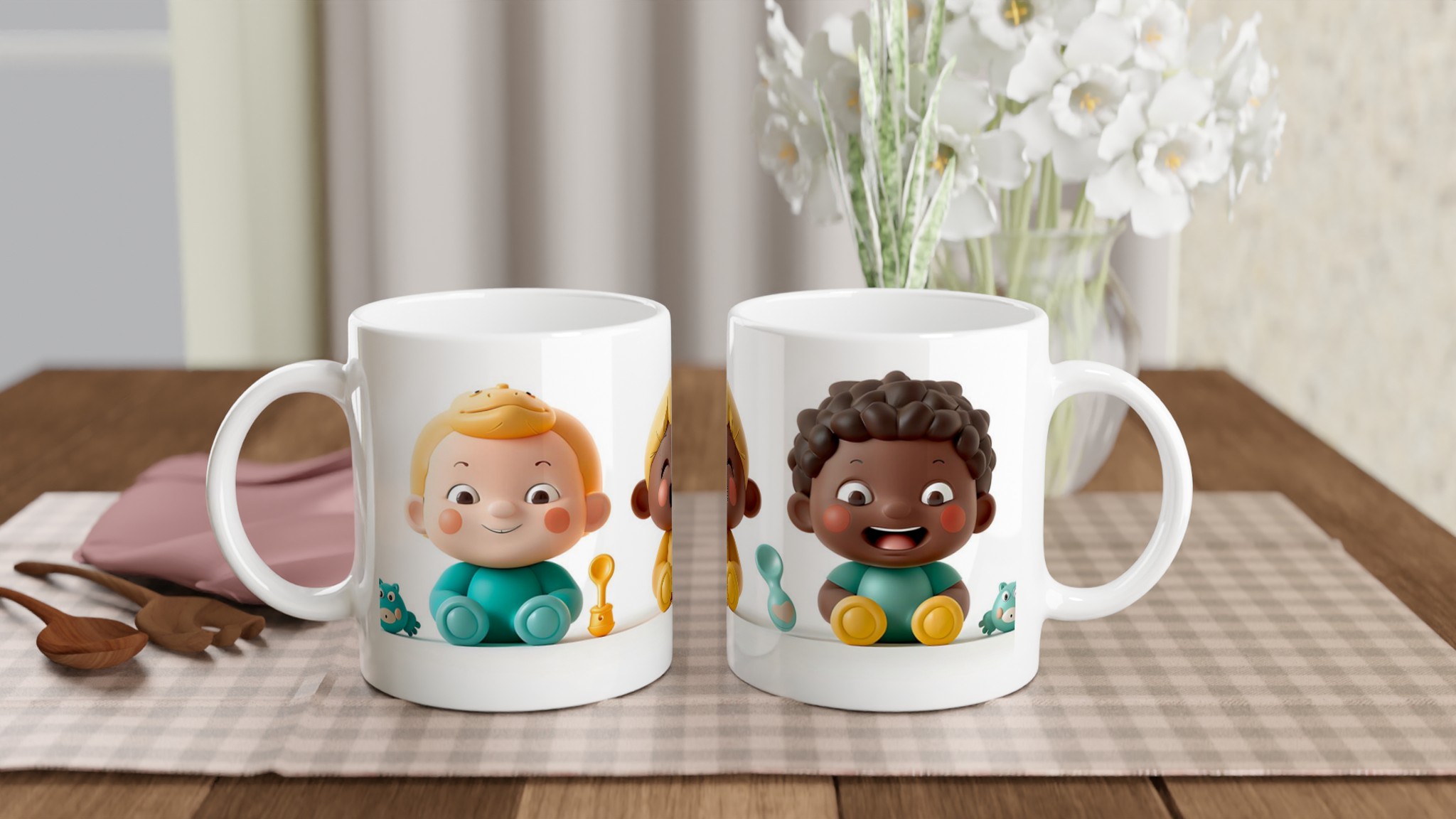 Söta Babyfigurer 11oz Keramikmugg – En Lekfull Start på Dagen i Sju Färger! 10 51f8f22f-fc1d-4e44-894a-c3c31adb9ae4
