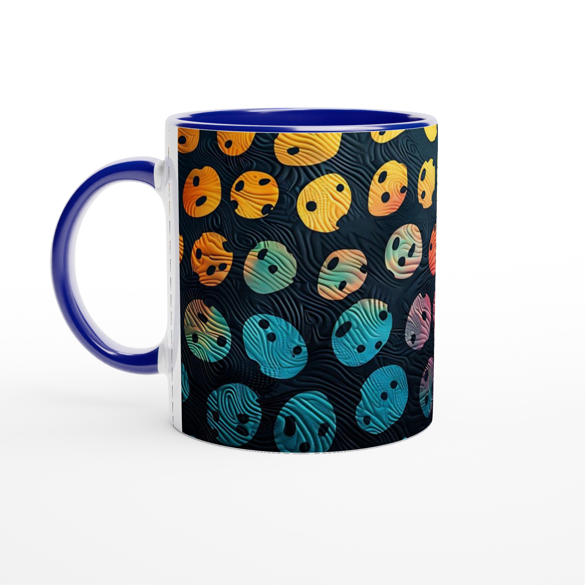 Abstrakt Mugg – Levande Färger & Unik Textur – 11oz Keramisk Kaffemugg i Ditt Val av 7 Nyanser 2 521d2e56-59e6-4e8d-8329-c5aa988c73bb