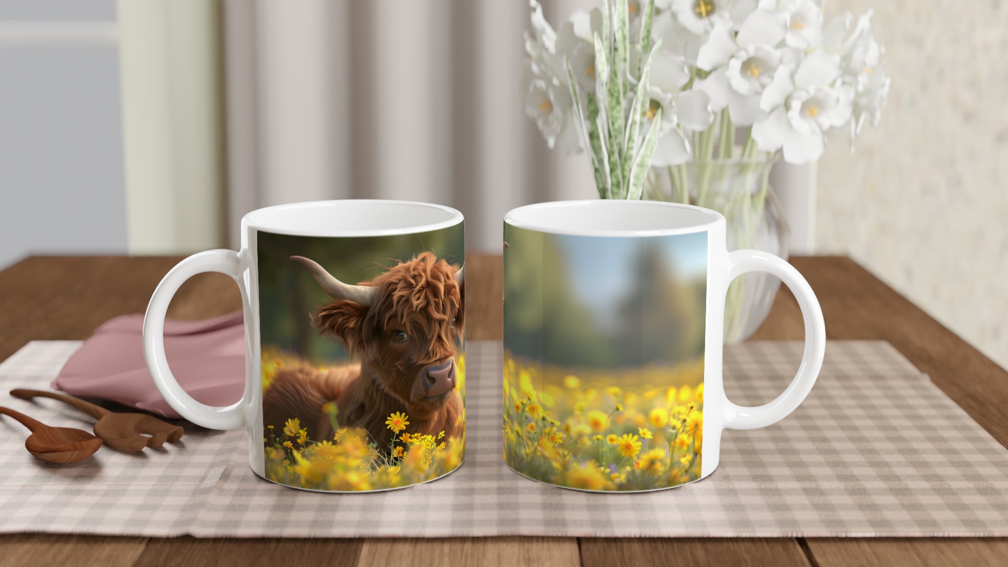 Charmig Highland Ko Mugg – Välj din färg! 10 5220f180-0a12-465e-997d-aa9907b21cb8