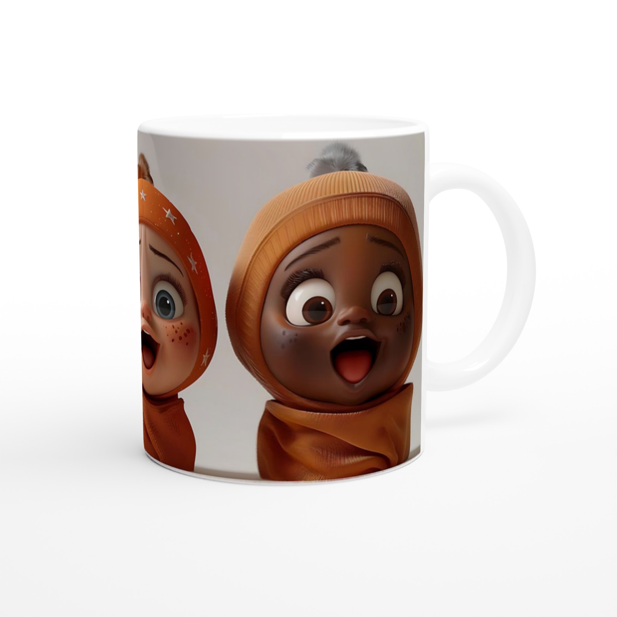 Lekfull Design Keramisk Mugg – Personliga Karaktärer i Klara Färger (11oz) 9 528d14e3-b1ca-4f69-b122-239d31c7714b