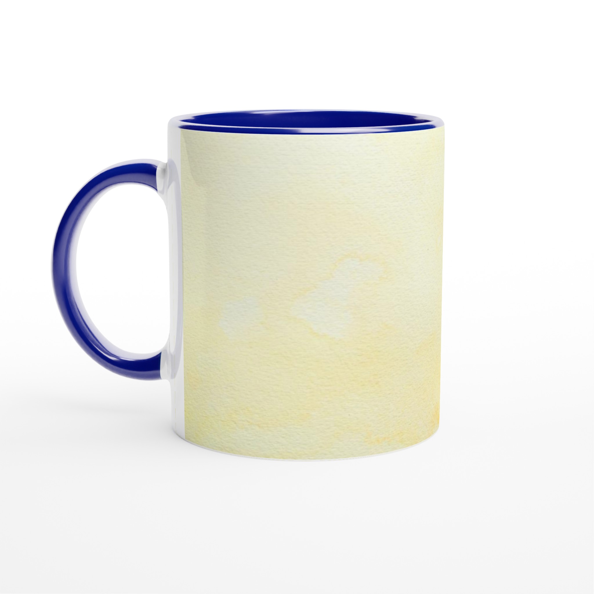 Vit 11oz Keramisk Mugg med Solgul Akvarellkänsla – Välj Din Perfekta Färg 2 53533986-0ffa-417f-8904-bea85856c4f7