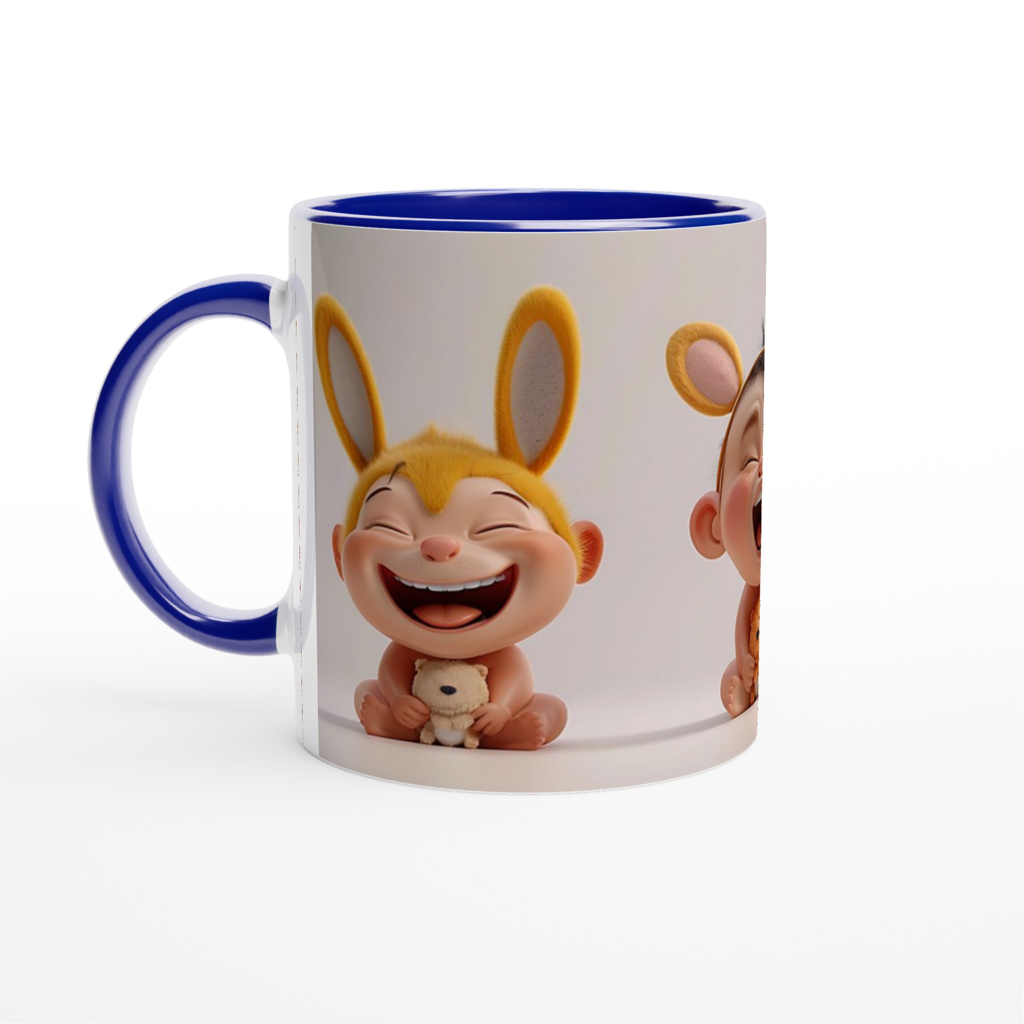 Skrattande Baby Bunny Mugg – Charmig Keramikmugg för Glädjefyllda Stunder, Finns i Sju Lekfulla Färger 2 536804da-d36e-42d5-9321-9fef3547fcd1