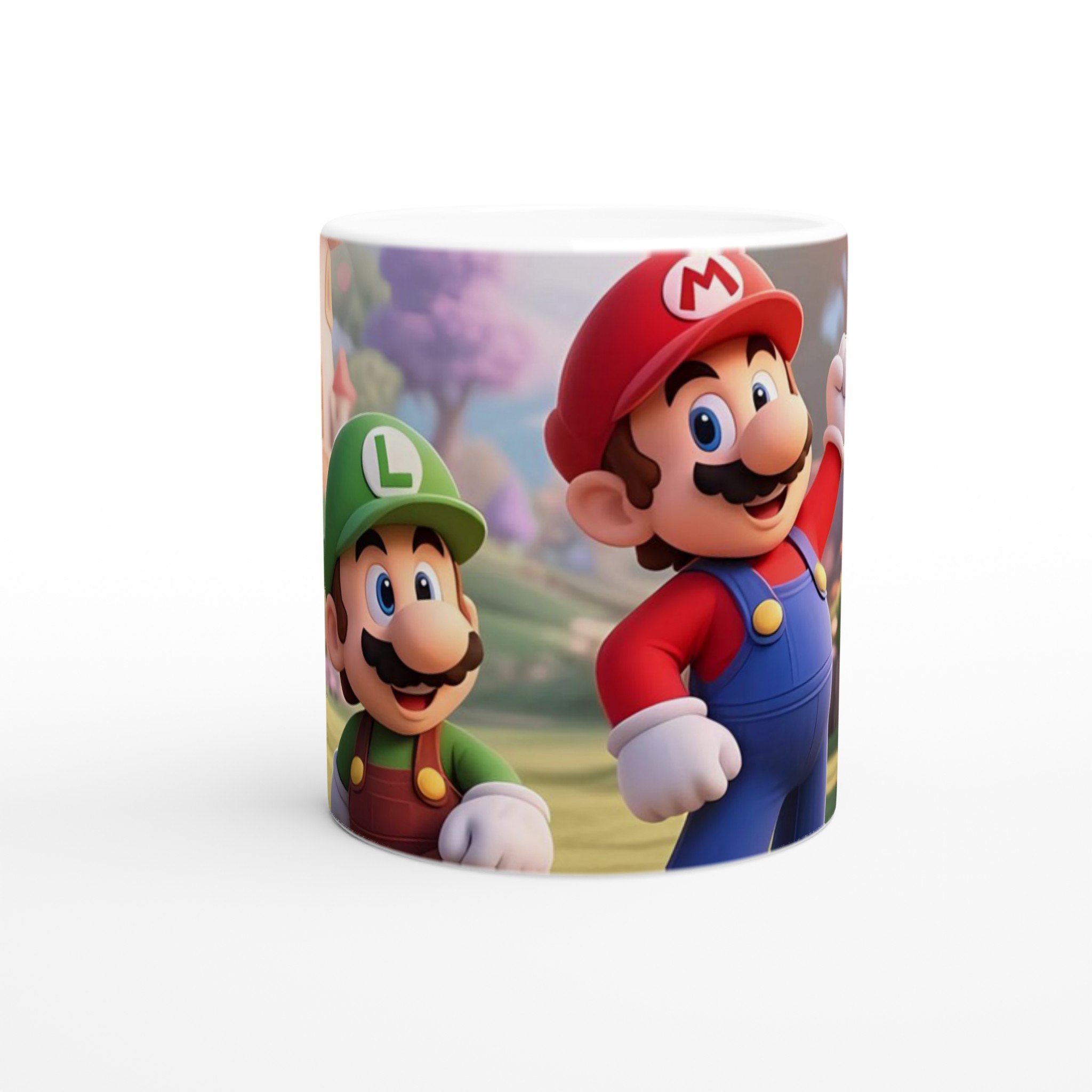 Vit 11oz keramisk mugg med lekfull Super Mario-design i flera färger 8 53cd13e1-67c5-48bc-a16a-32e24a00ed5d