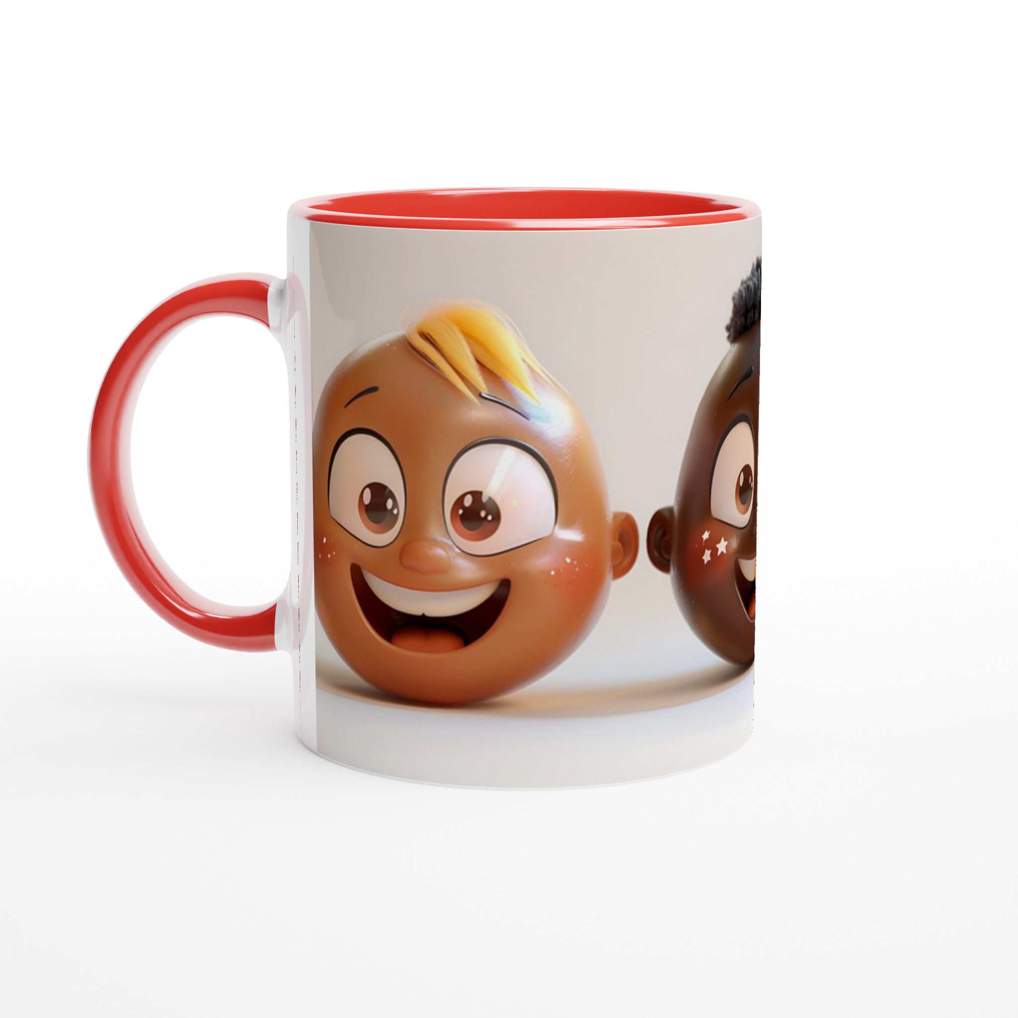 Glad Kaffemugg – Färgstark Keramisk Mugg med Glad Babyansikte – Välj din favoritfärg! 5 53f516bc-1fcd-4f44-898d-55d05ad97957