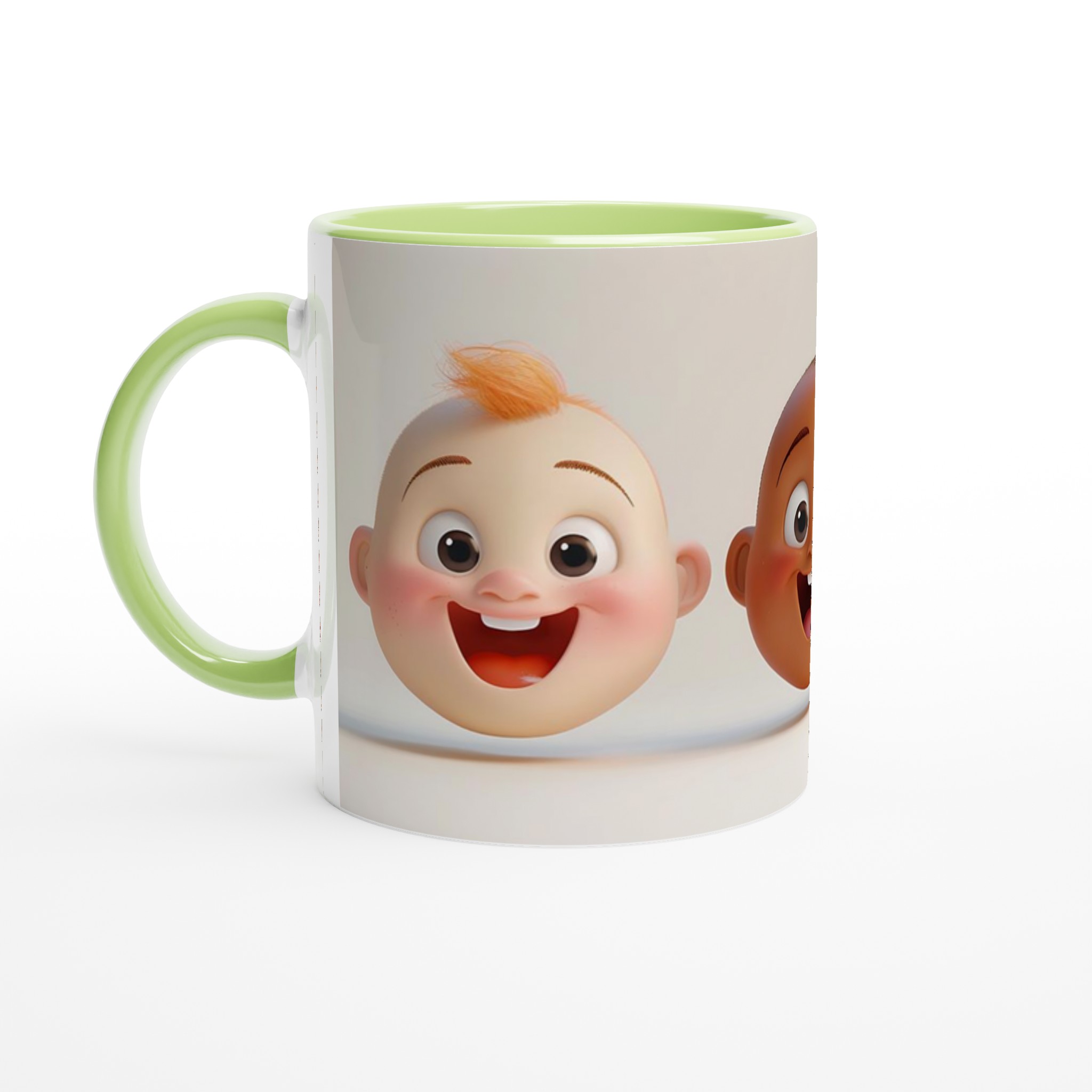 Vit 11oz Keramisk Mugg – Fira Glädje med "Världens Bästa Vänner"-motiv 7 53f54d9c-c5f5-440a-a111-90d9e5db7d42