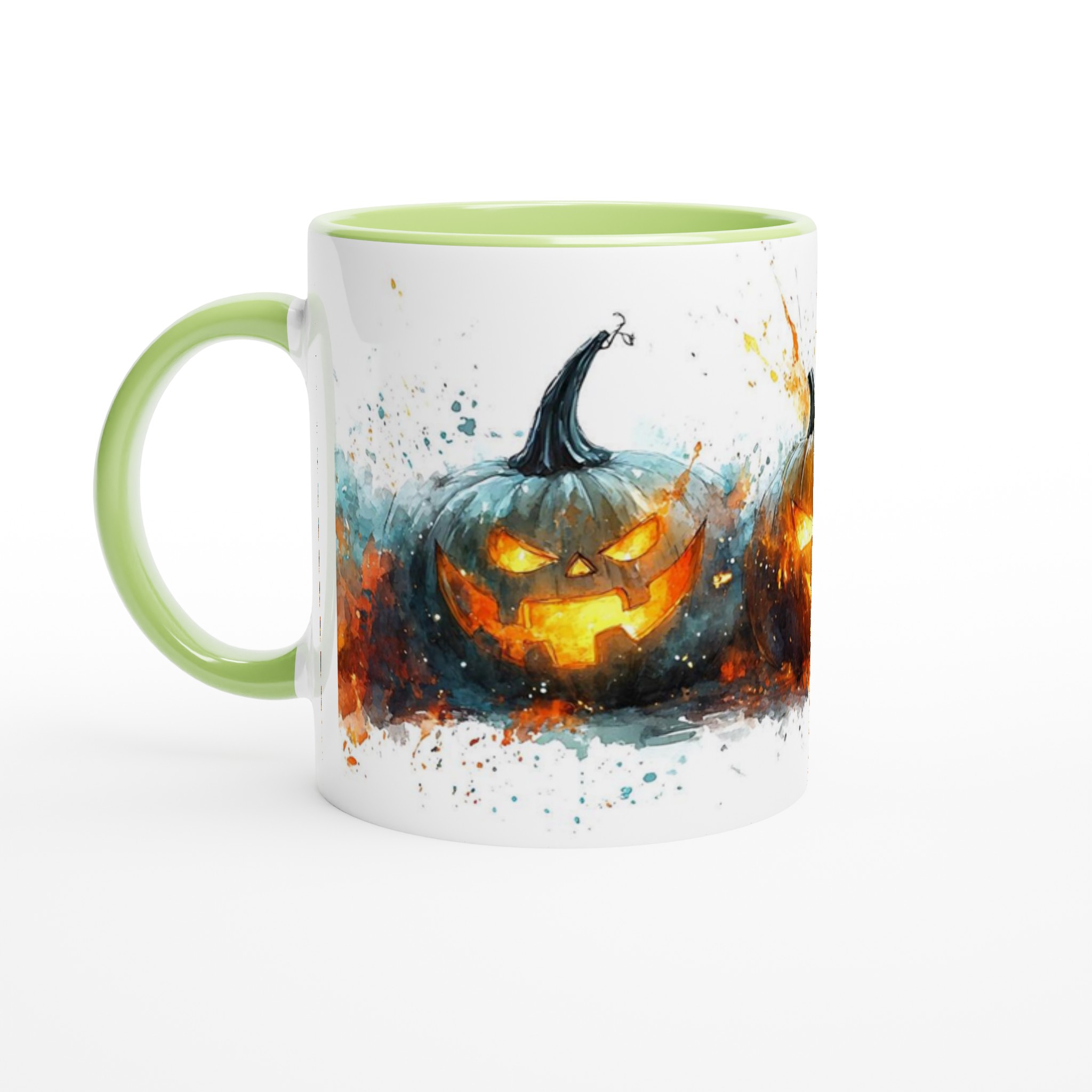 Spooky Watercolor Jack-o'-Lantern Keramikmugg – Perfekt för Halloween! 7 5426afc8-a690-40fe-b1ea-23a98aaab1ba