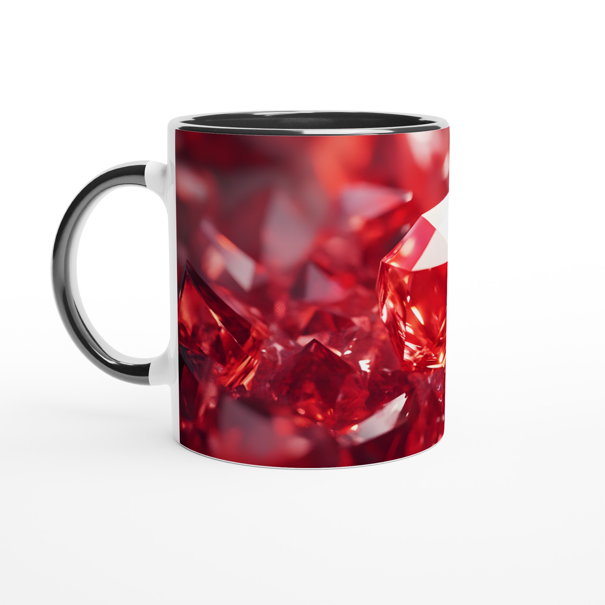 Rubinröd Glamour Mugg: 11oz Keramikmugg i ditt val av sju strålande färger 4 5427af25-f6fd-4409-a0fa-d6b050954aa1