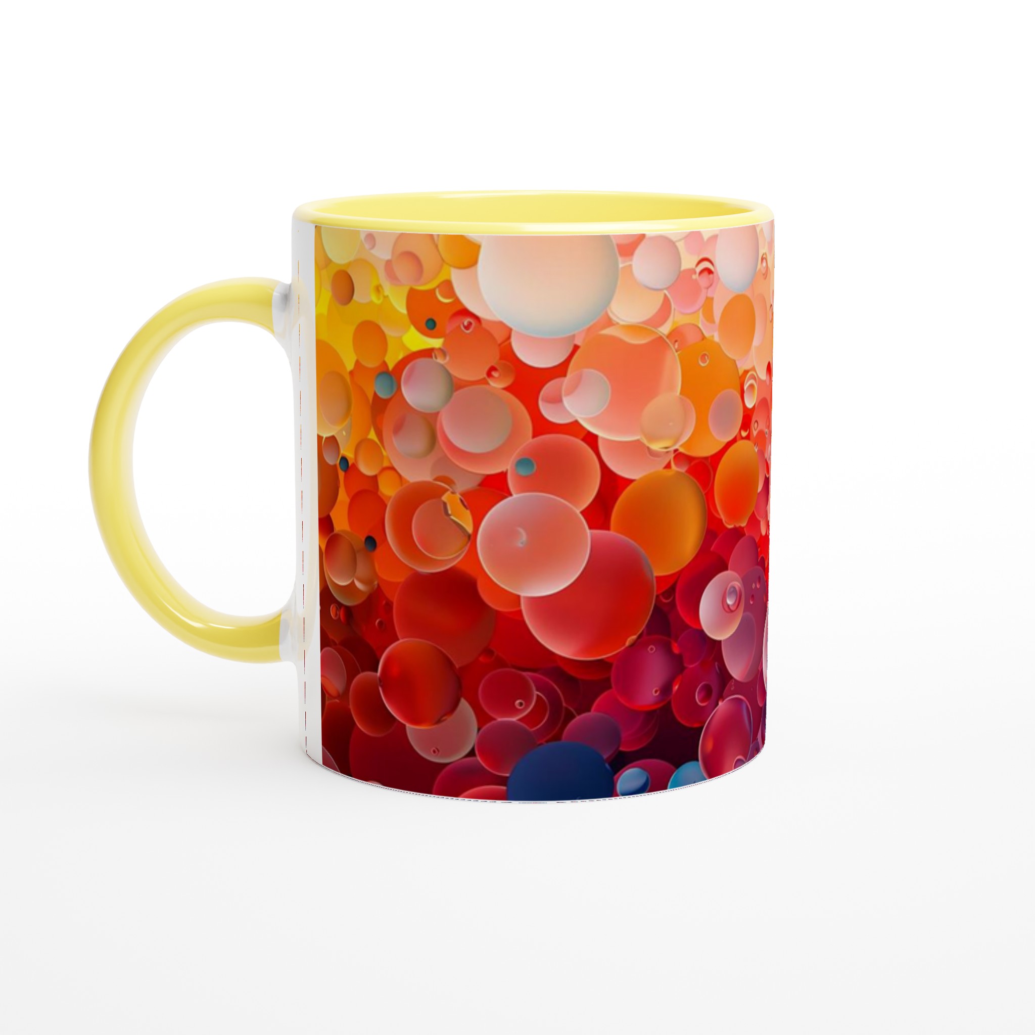 Abstrakt Bubbel Keramikmugg - 11oz, Välj Bland 7 Färgstarka Nyanser för Din Perfekta Kaffestund 3 5470b261-ac51-4996-aa6a-b636b1021abc