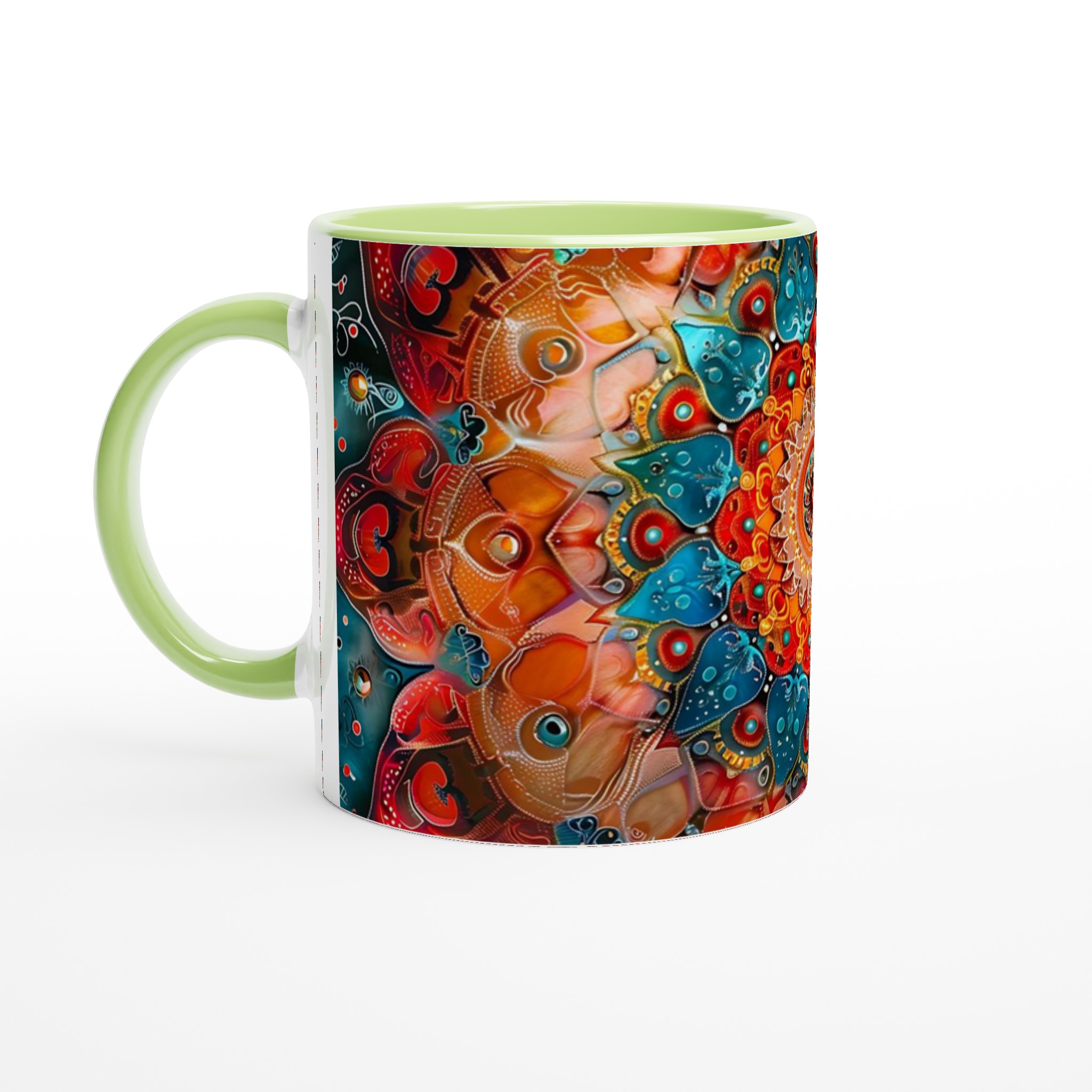 Kosmisk Mandala Keramikmugg 11oz – Välj bland 7 Vibrerande Färger för Din Energi 7 547339f3-54c9-4d79-8cf8-159cc593d76b