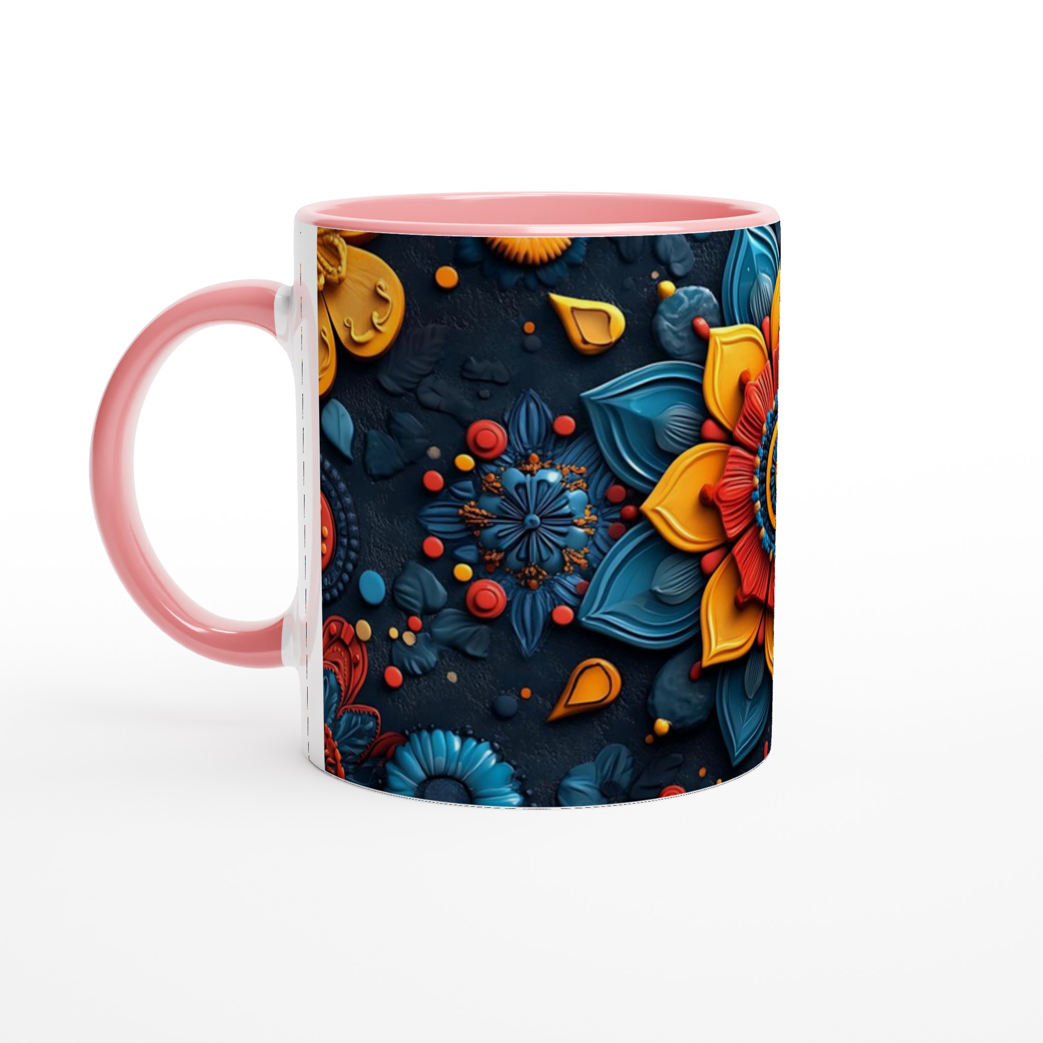 Livfull Mandala Keramikmugg – Din Kaffestund i Praktfulla Färgnyanser, Välj Din Favorit 6 5478280c-ec48-4f7f-972e-b04117c8722a