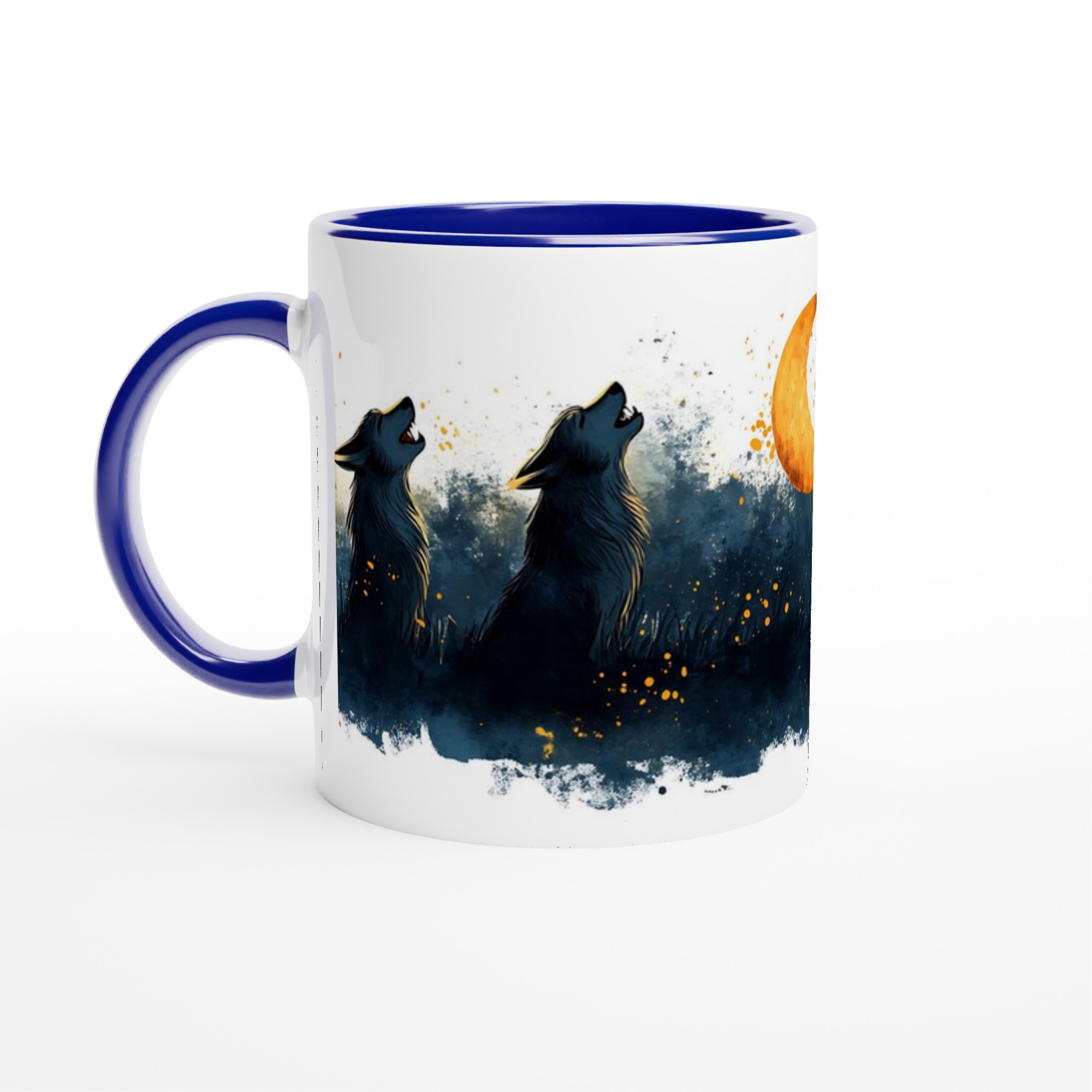 Månhylande Vargar Keramisk Mugg - Mystisk Skymningsdesign i 7 Färger 2 54a604cf-0f31-44bd-afc4-9e2f943b6854