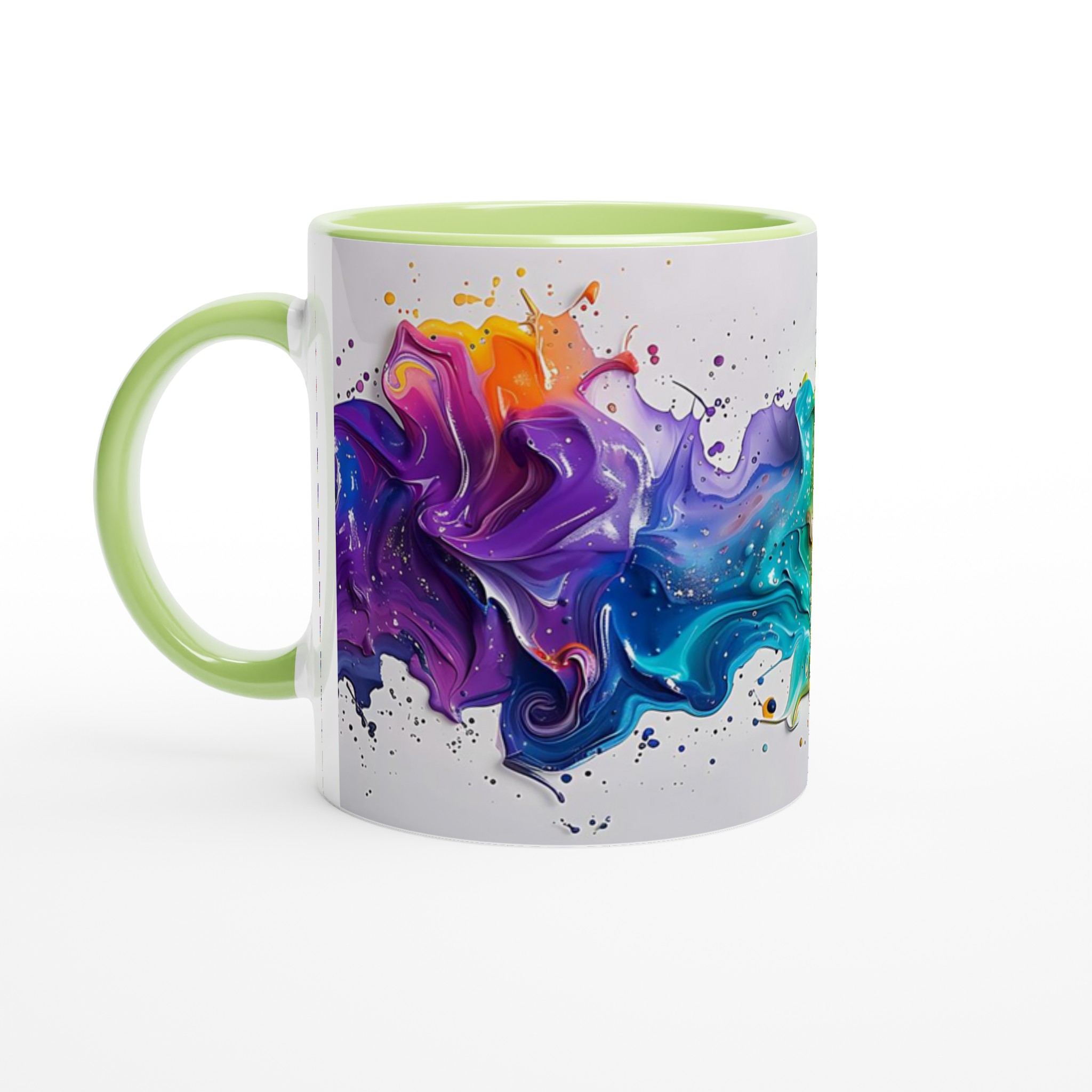 Färgexplosion Keramikmugg 11oz – Levande Design i Väljfri Färg 7 54aed677-3dd9-4681-a541-fb7ec9008203