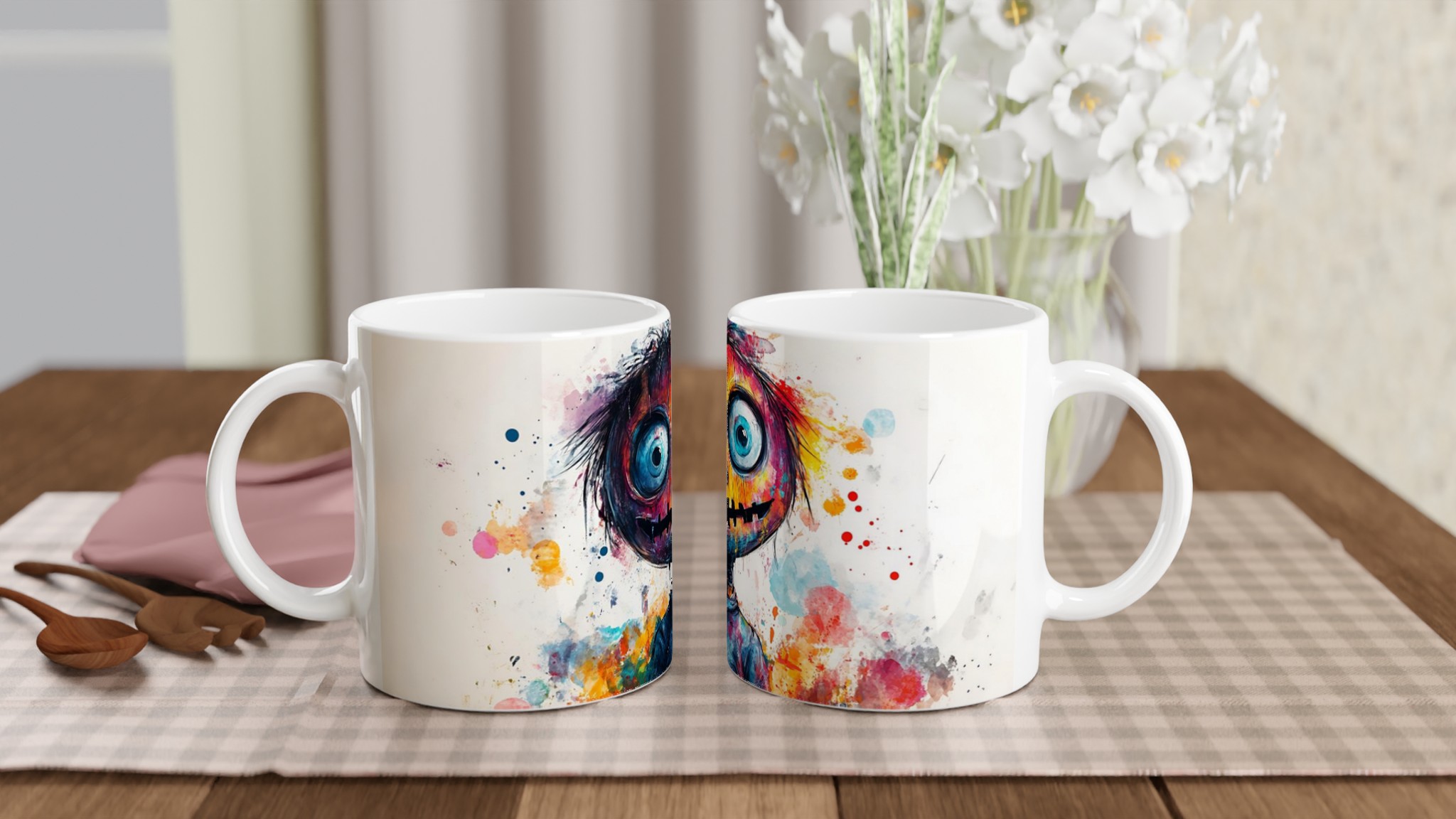 Färgsprakande Monster Keramikmugg - 11oz Kul Design i Flera Färger 10 54b42310-7ad8-4c92-94fc-3af191fcb497